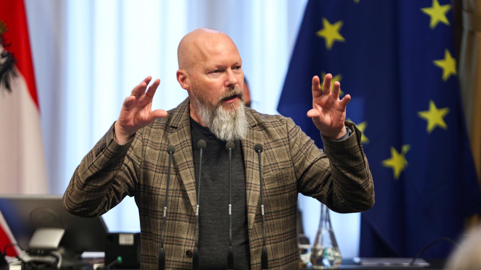 Marco Schreuder, Fraktionschef der Grünen im Bundesrat, im April 2024.