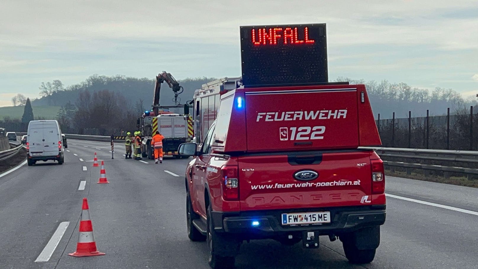 Auffahrunfall bei Pöchlarn