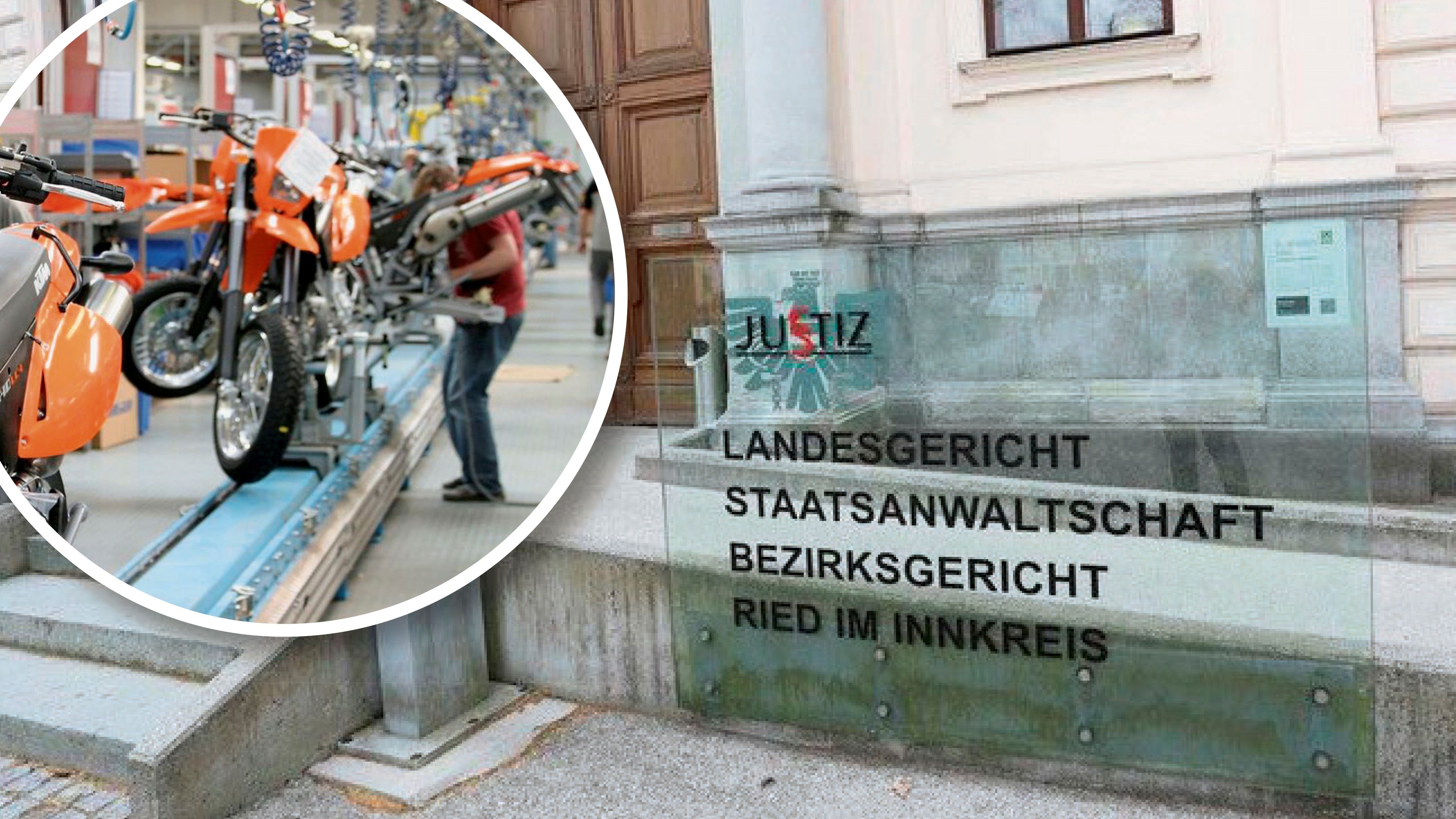 Am Freitag finden drei Insolvenzverfahren am Landesgericht Ried statt. Hier entscheidet sich die Zukunft von KTM.