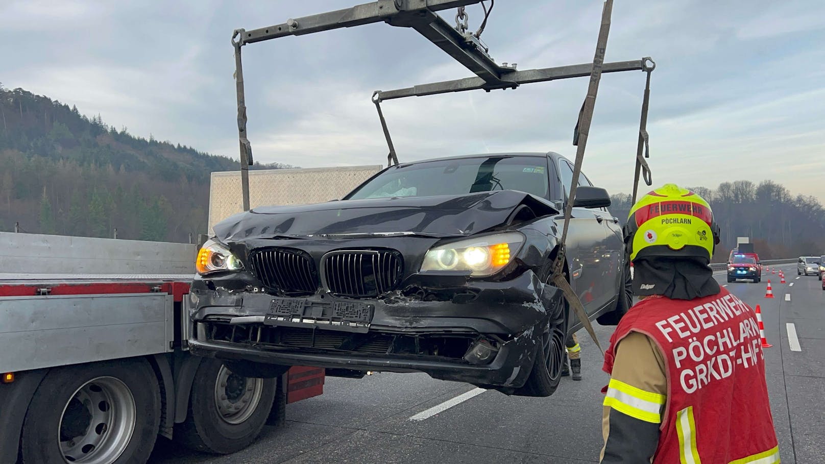 Auffahrunfall bei Pöchlarn