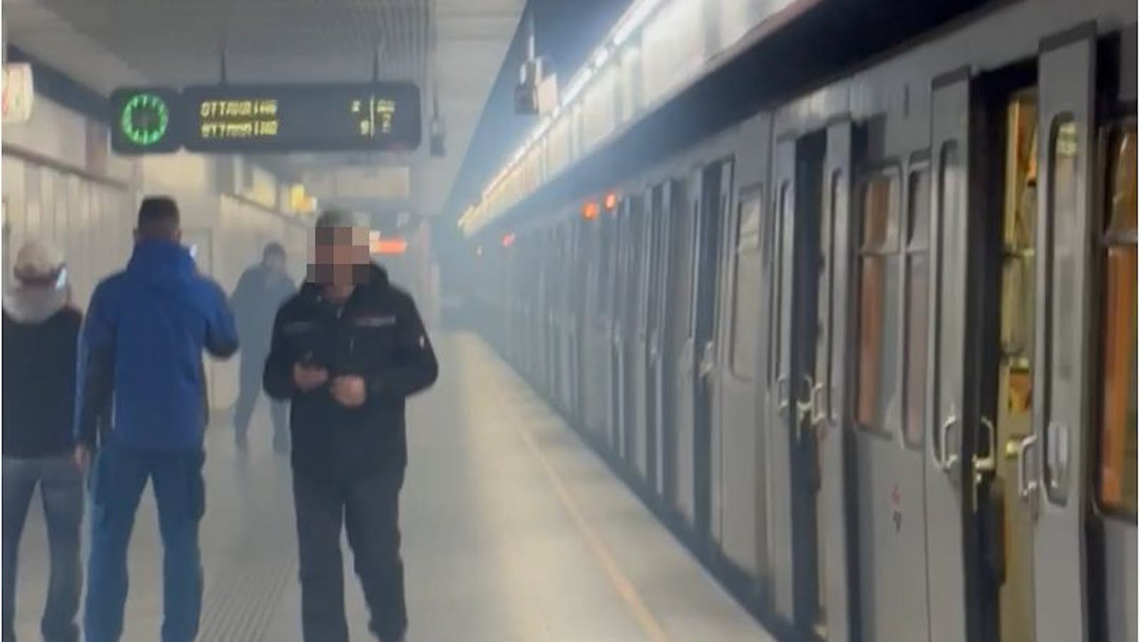 Luftballon sorgte für Rauchwolke in der U-Bahn