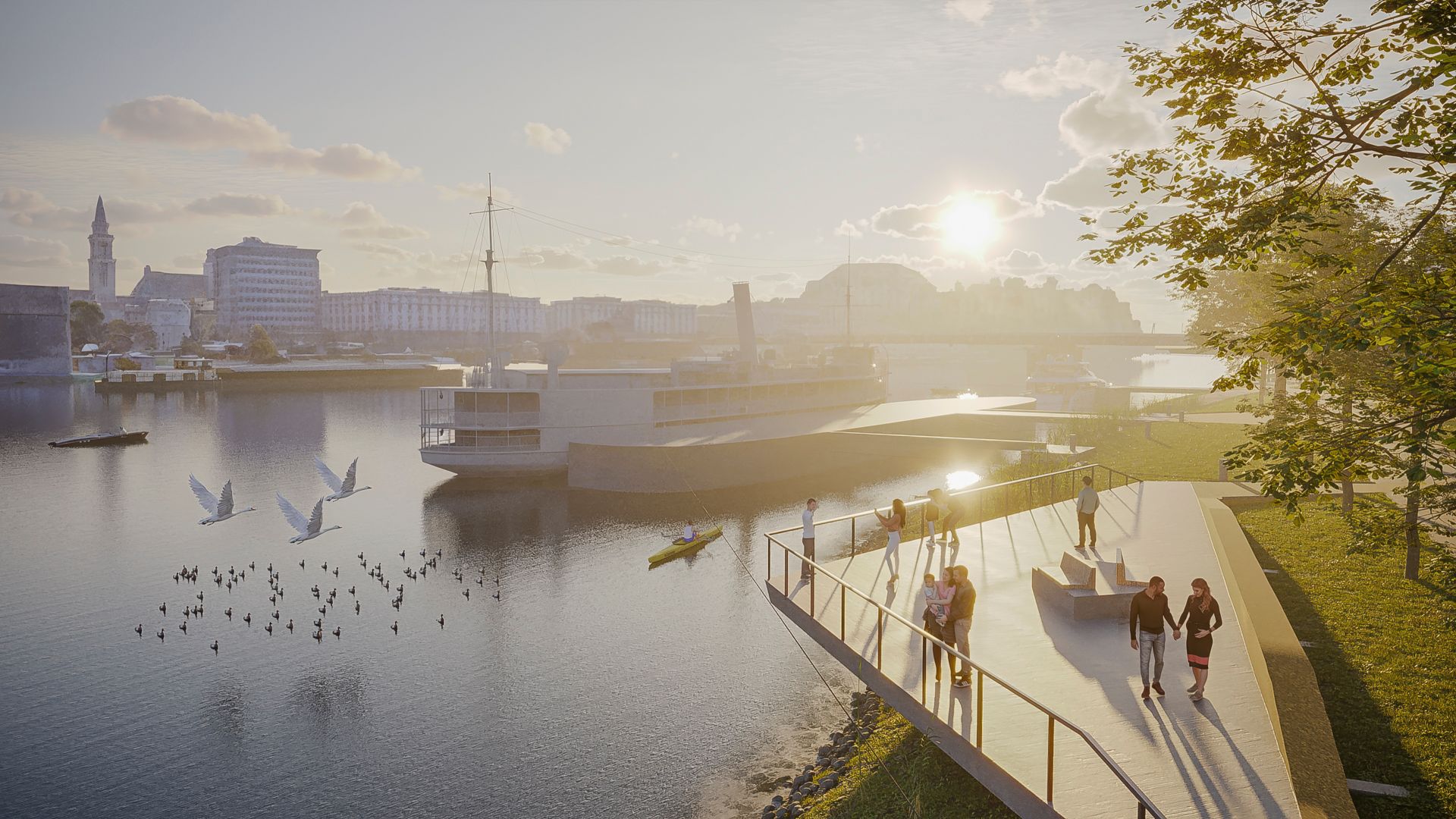 So könnte das Urfahrmarktgelände künftig aussehen.