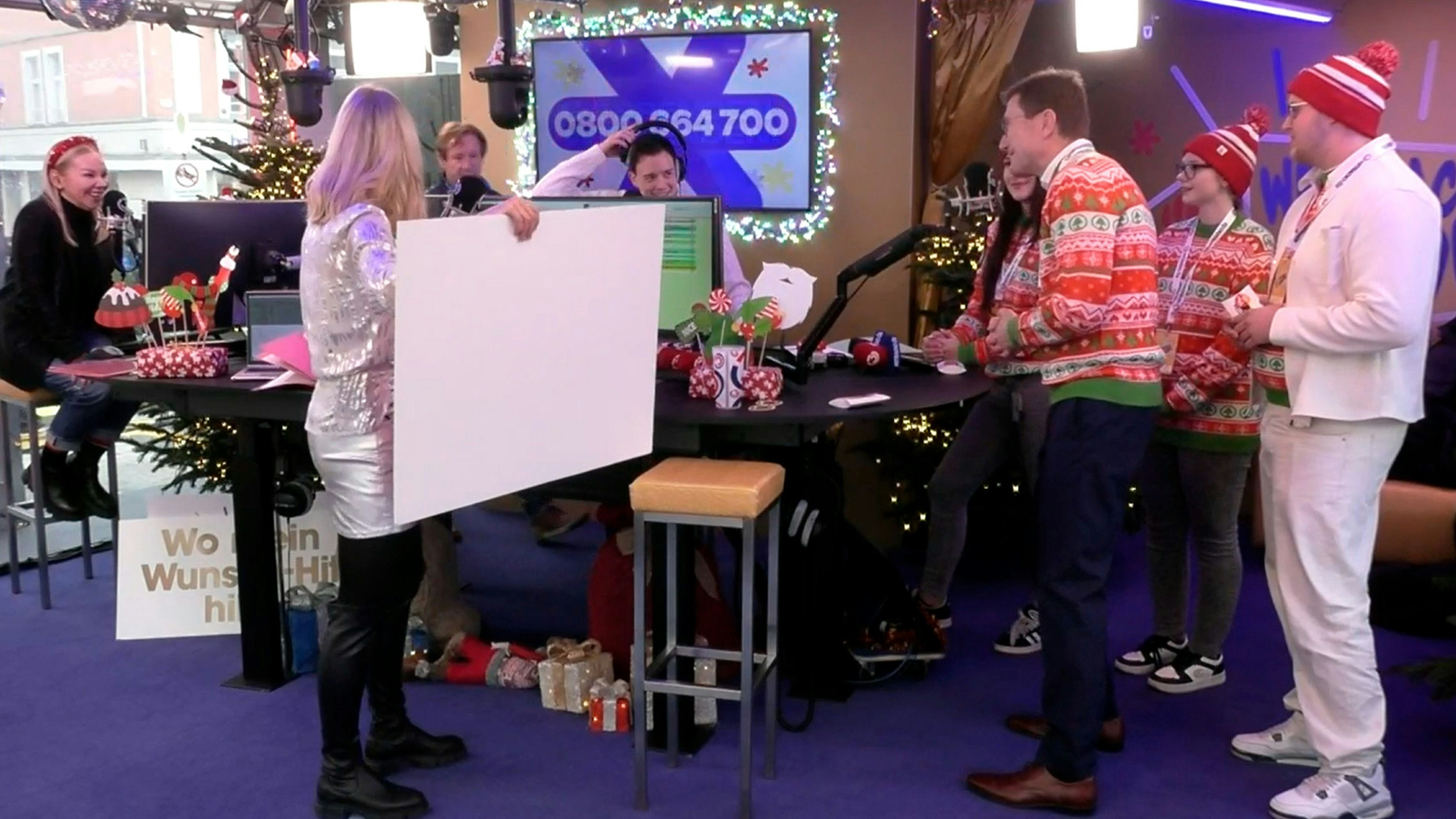 Keine Süßigkeit für die Ö3-Stars.