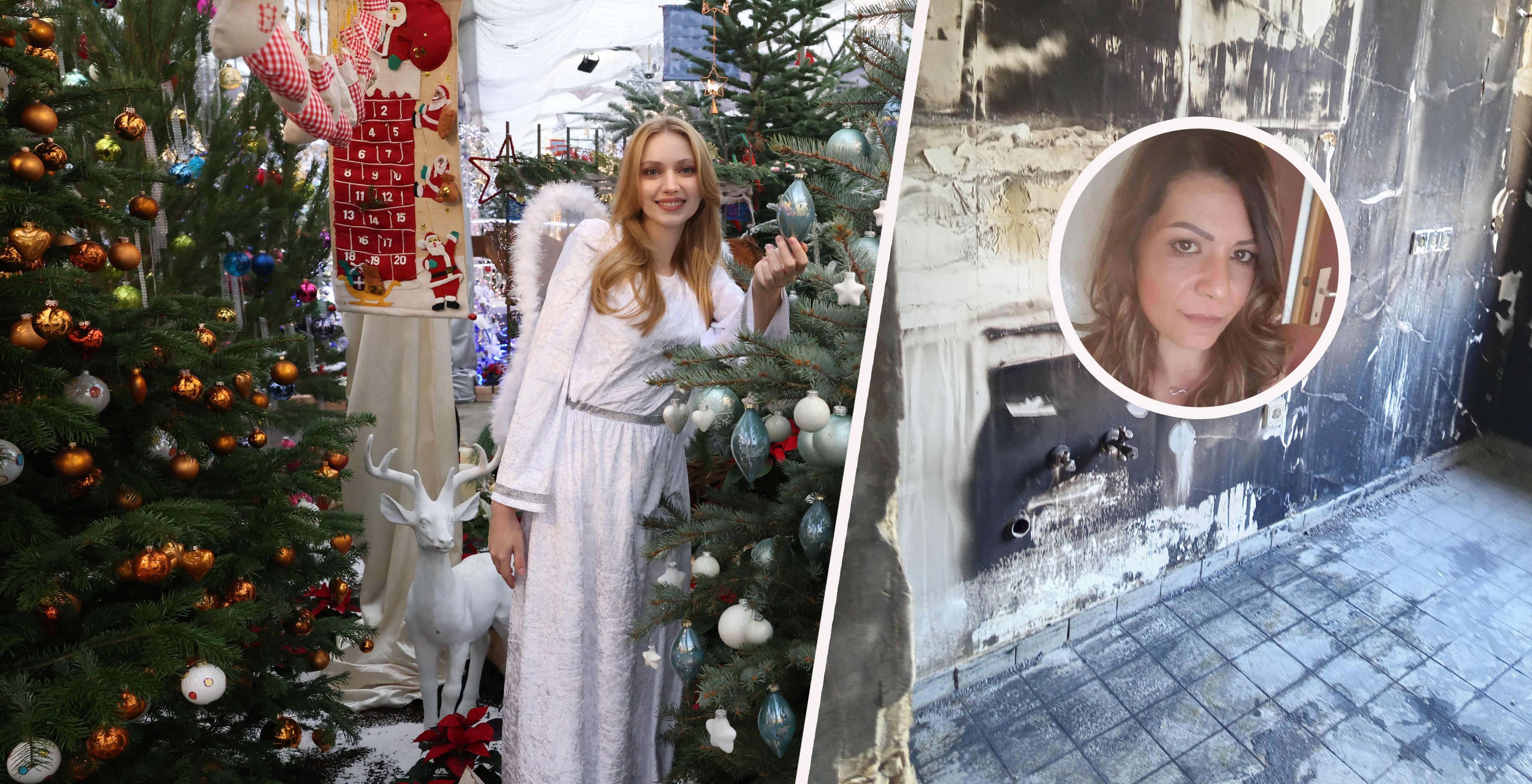 Klaudija hat ihre Wohnung bei einem Brand verloren (r.). Das <em>