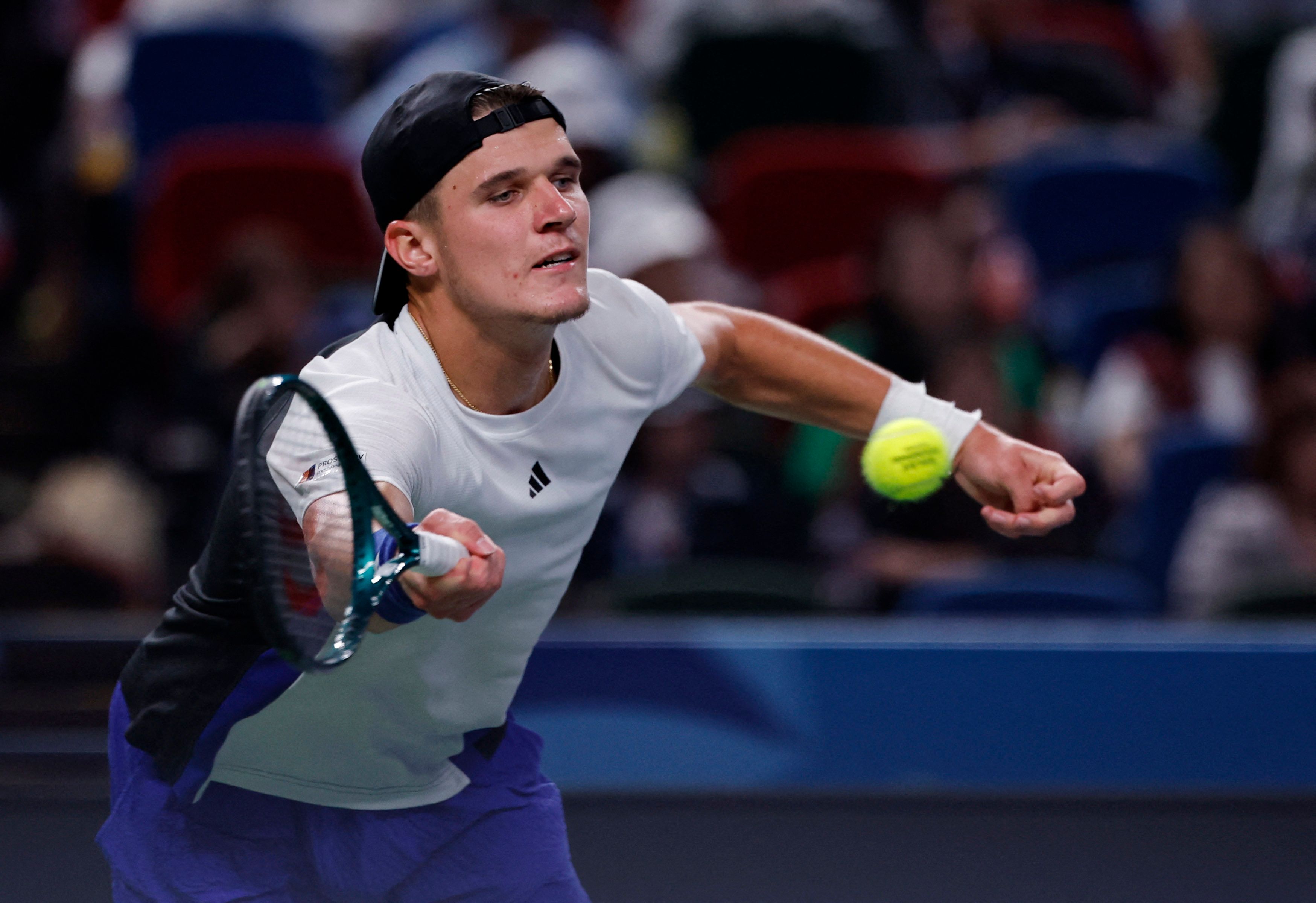 Der tschechische Tennisspieler Jakub Mensik. 