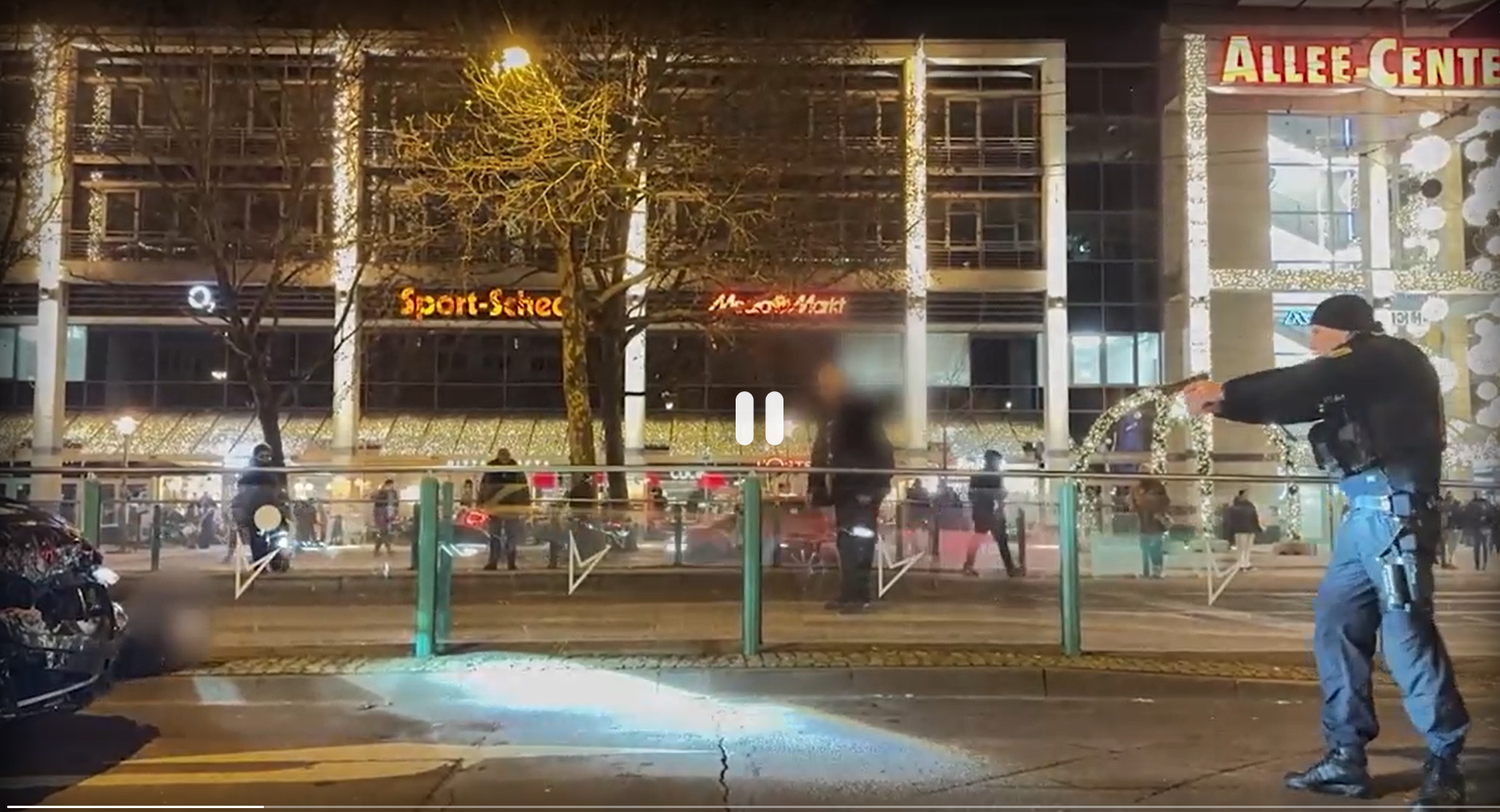 Ein Video zeigt die Festnahme. 