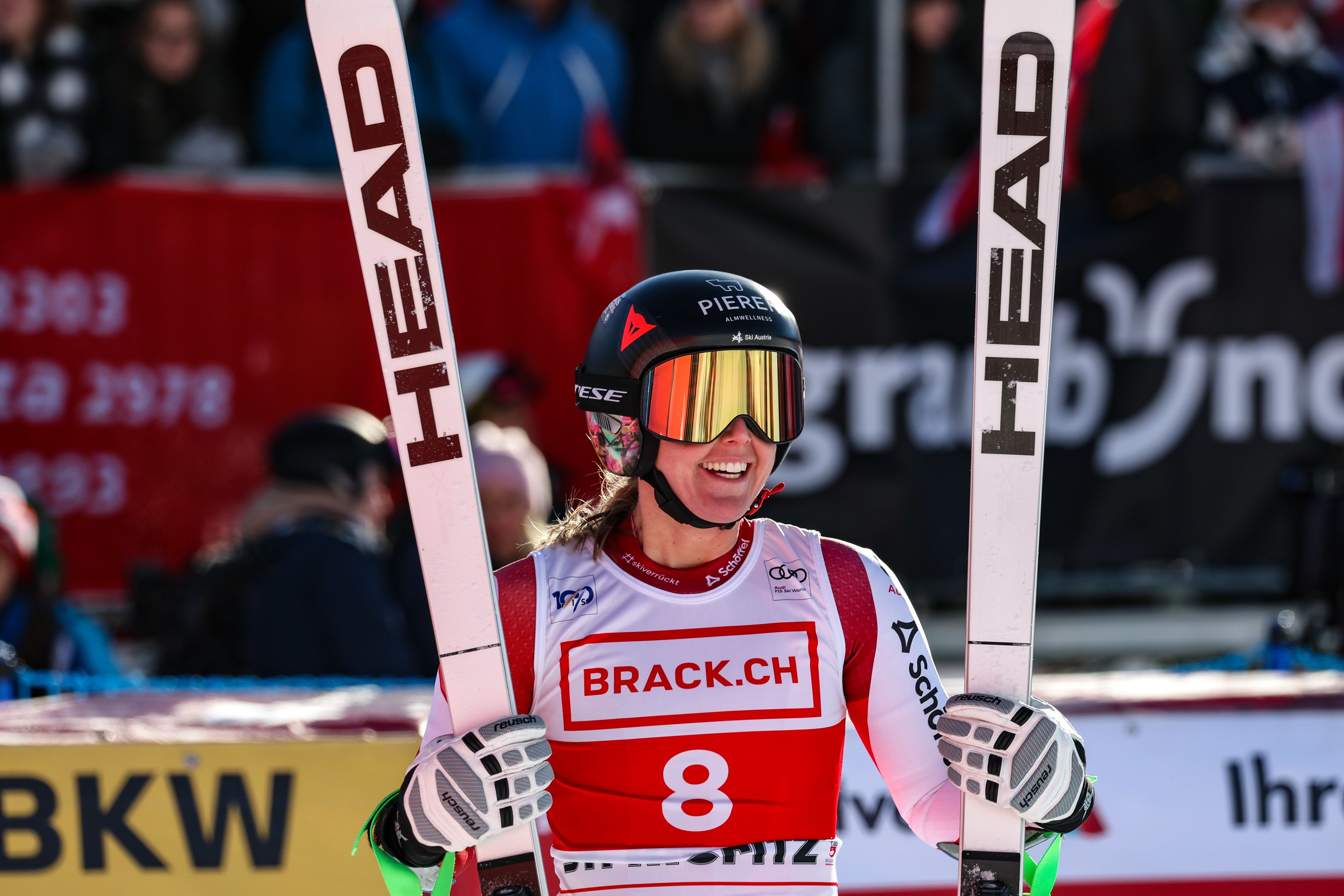 Österreichs Ski-Star Conny Hütter. 