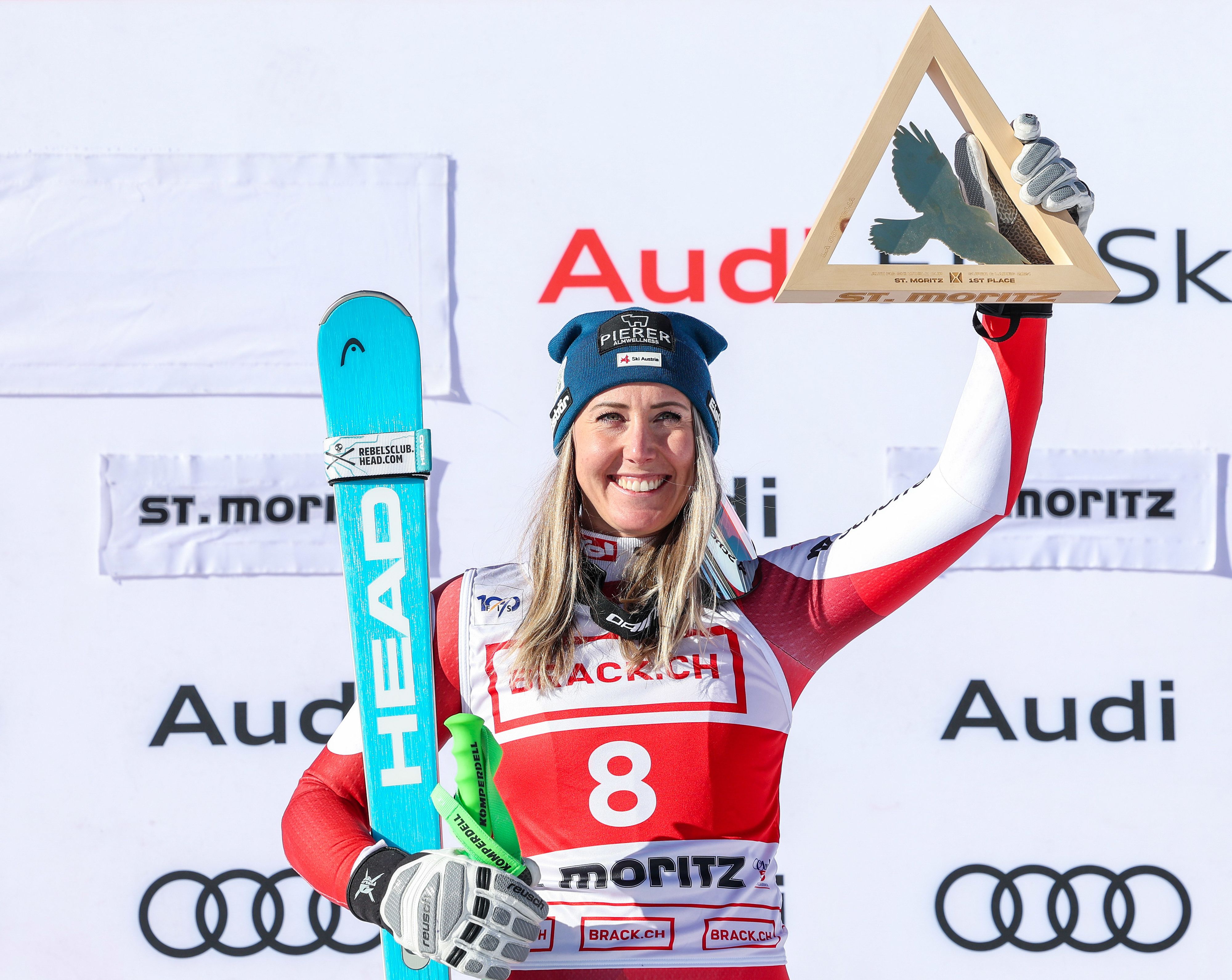 Österreichs Ski-Star Cornelia Hütter. 