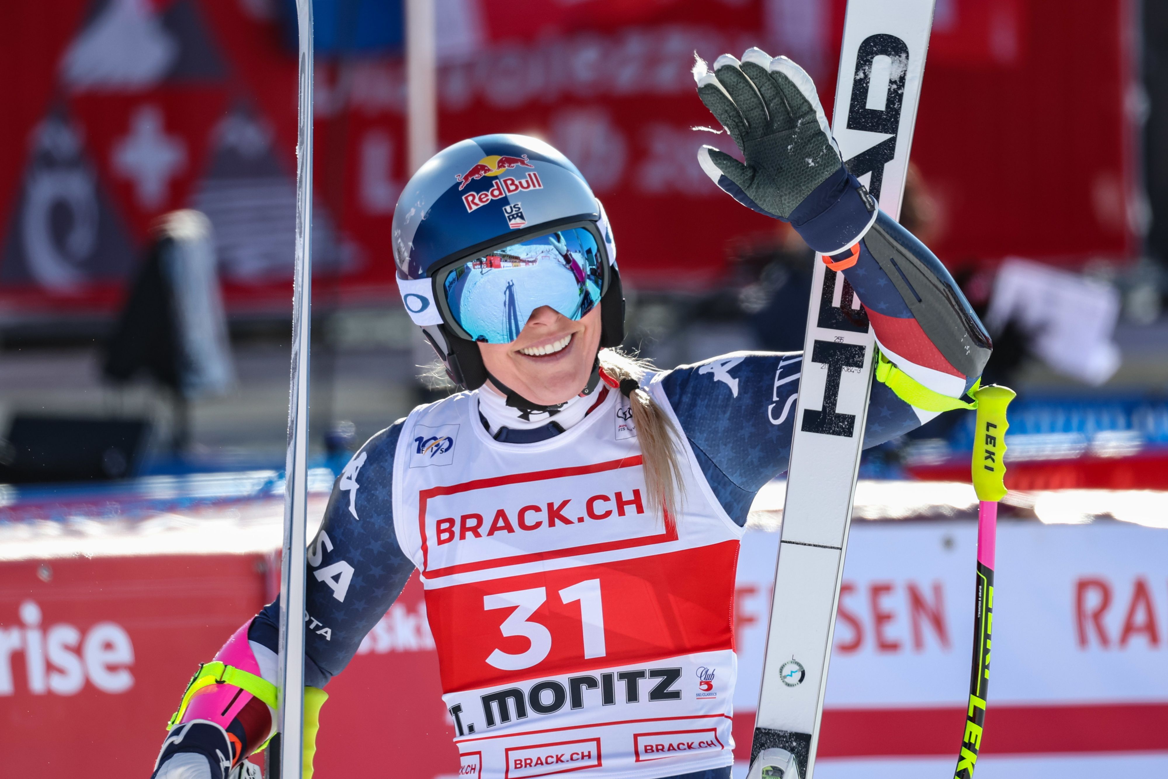 Ski-Ass Lindsey Vonn absolvierte ihr Weltcup-Comeback. 