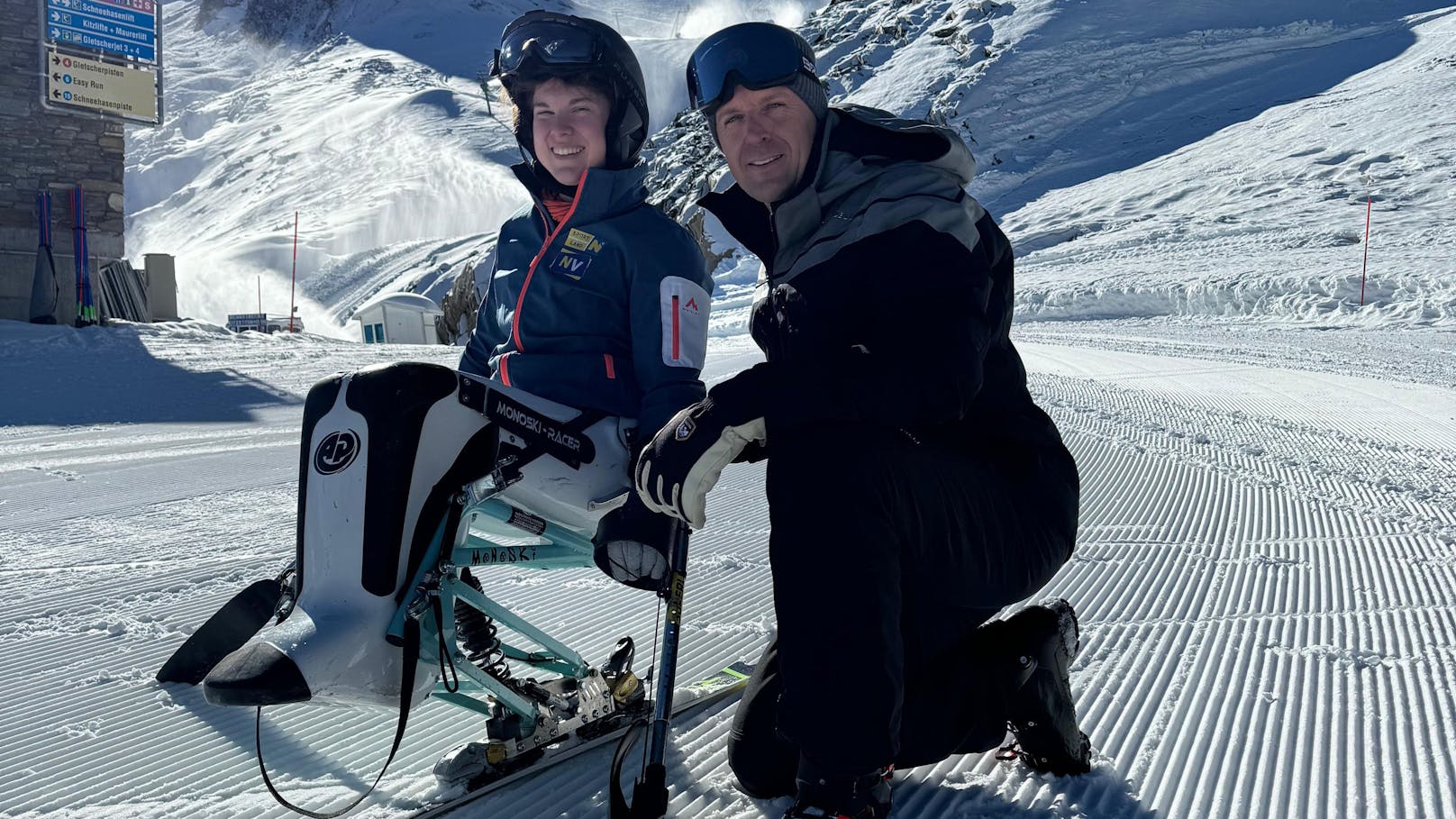 Kämpfernatur: "Ich wollte unbedingt Skifahren lernen"