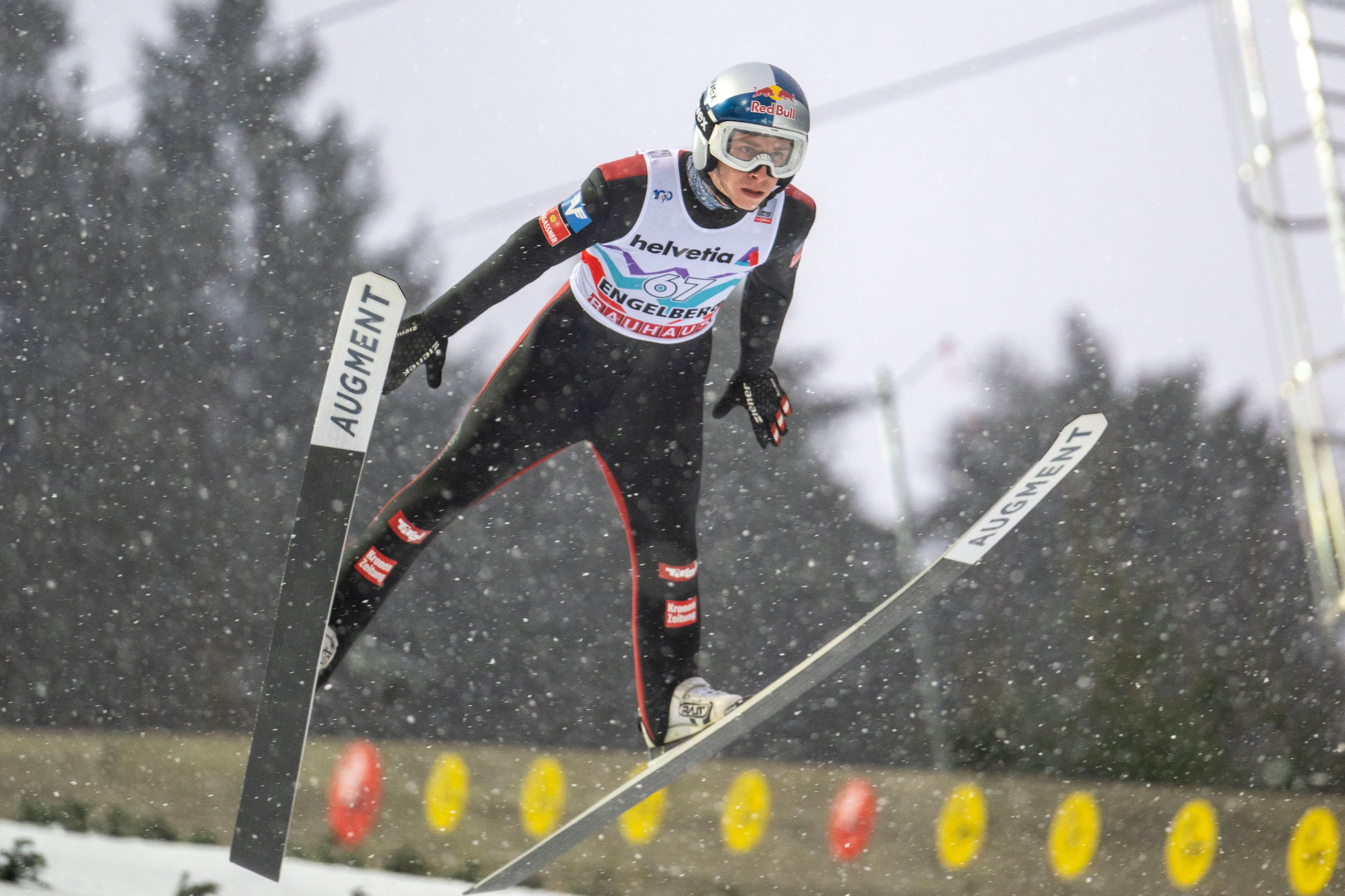 Daniel Tschofenig behielt im Schneetreiben den Durchblick.