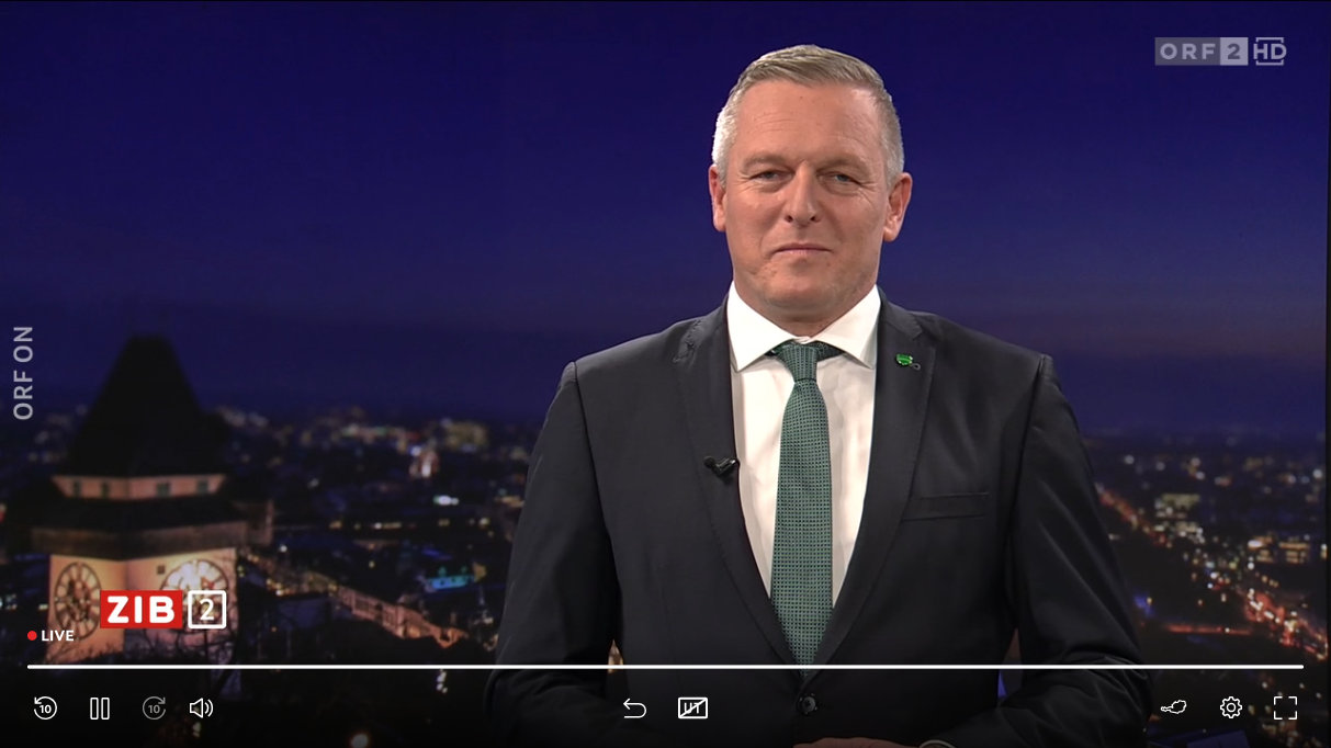 Steiermarks neuer Landeshauptmann Mario Kunasek in der ORF-