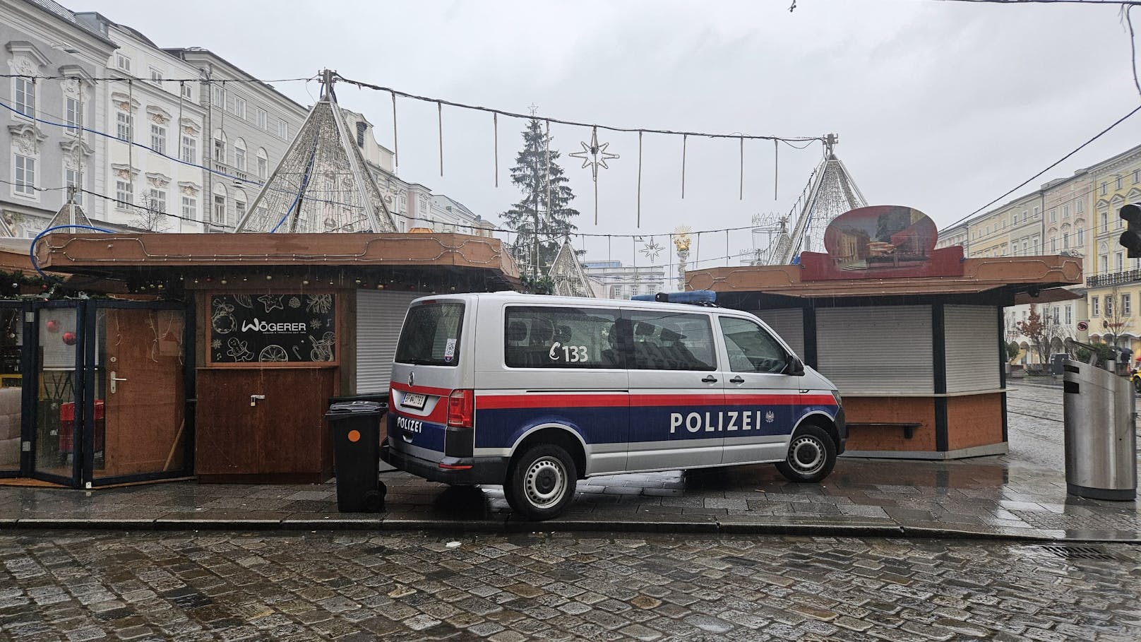 Die Linzer Polizei erhöht ihre Präsenz auf den Märkten.