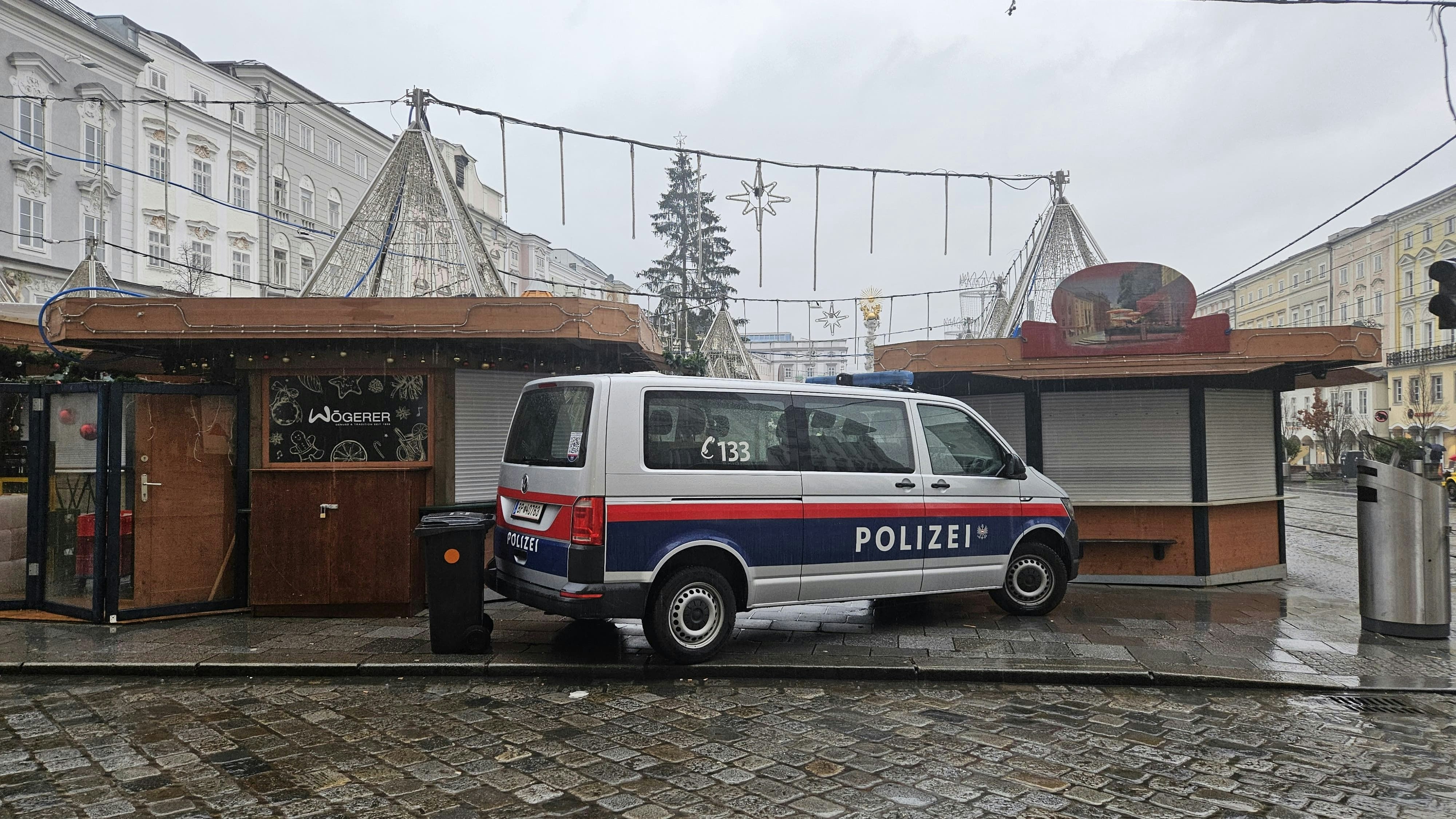 Die Linzer Polizei erhöht ihre Präsenz auf den Märkten.
