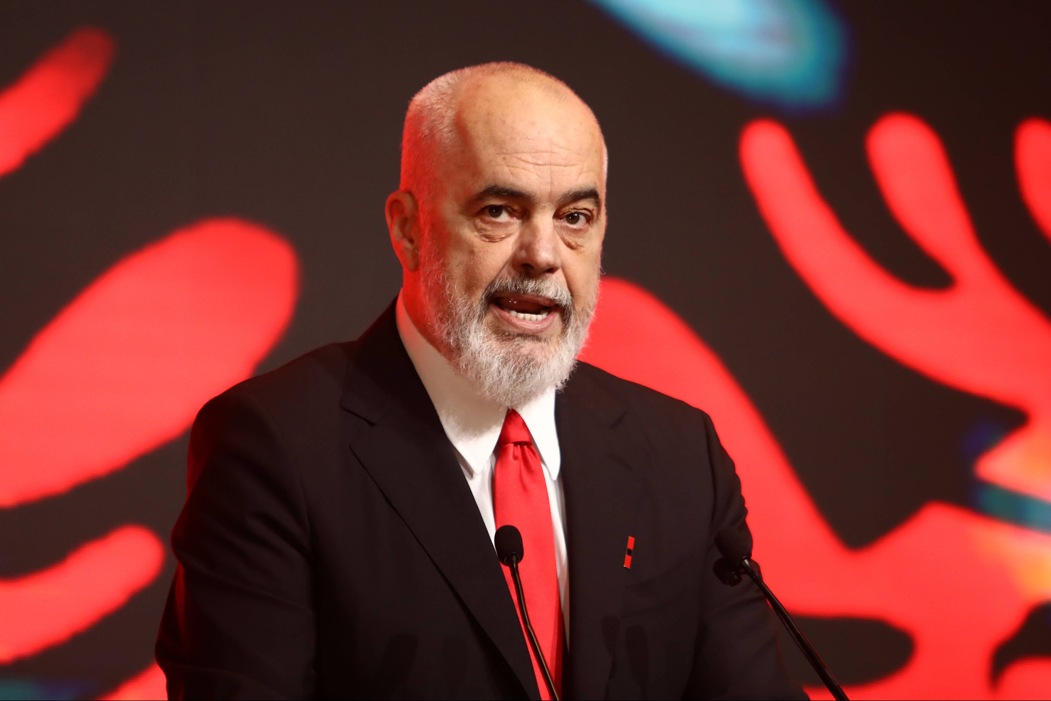 Albaniens Regierungschef Edi Rama nennt die TikTok-Inhalte 