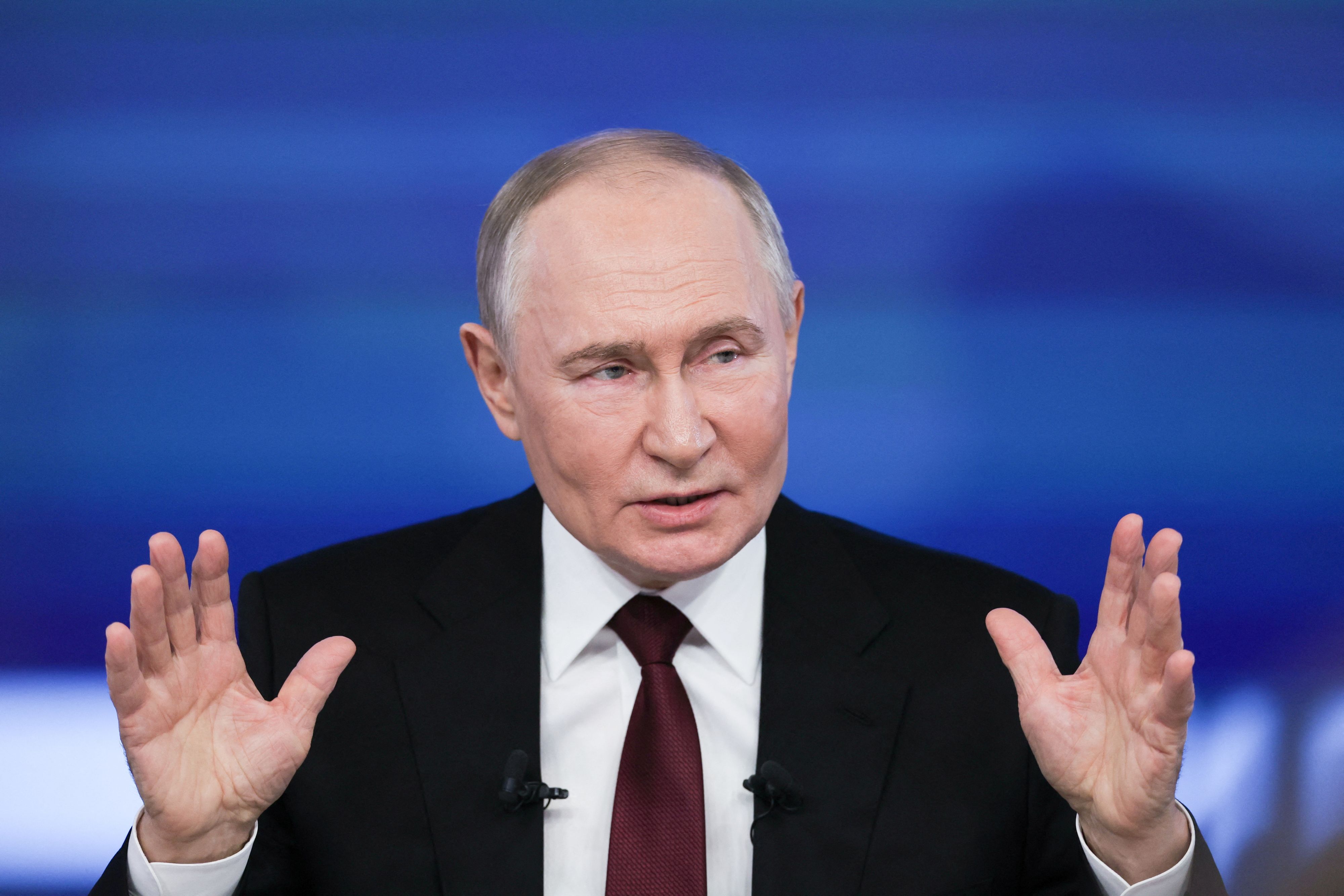 Putin lässt erneut mit einer heftigen Drohung in Richtung Ukraine aufhorchen.