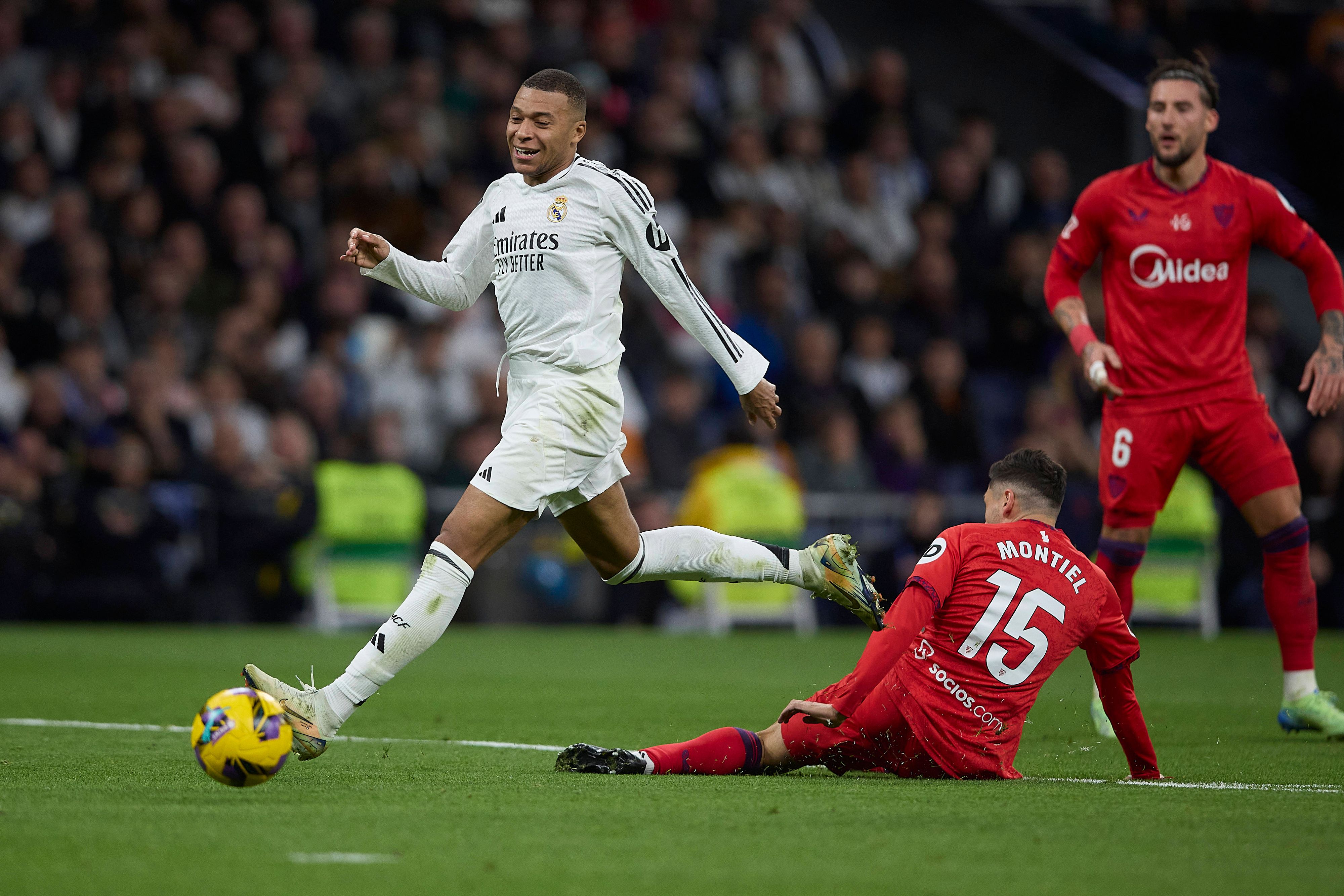 Mbappe hatte gegen Sevilla gut lachen.
