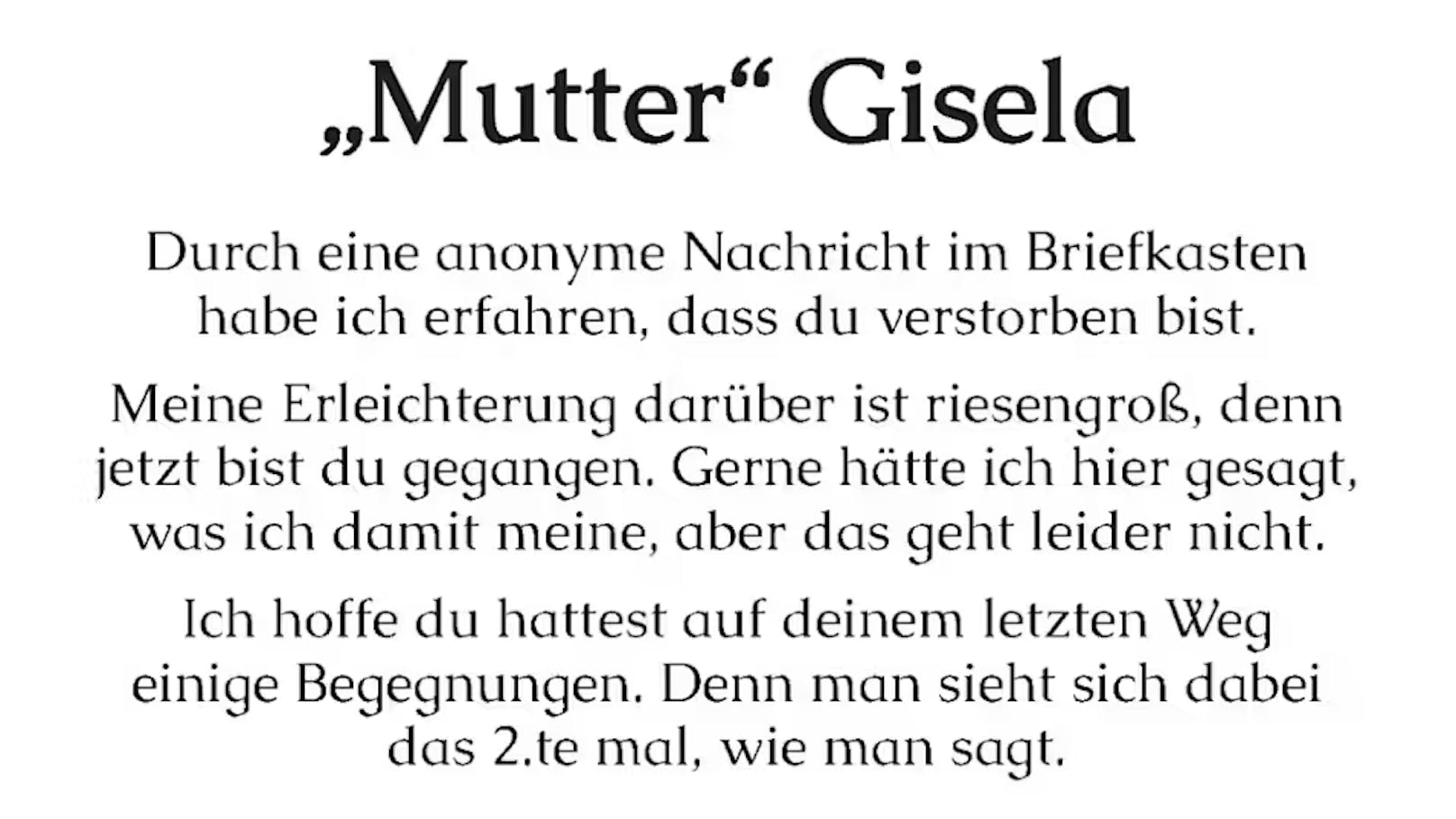 Im "Trierischen Volksfreund" sorgt eine bitterböse Traueranzeige für Aufsehen.