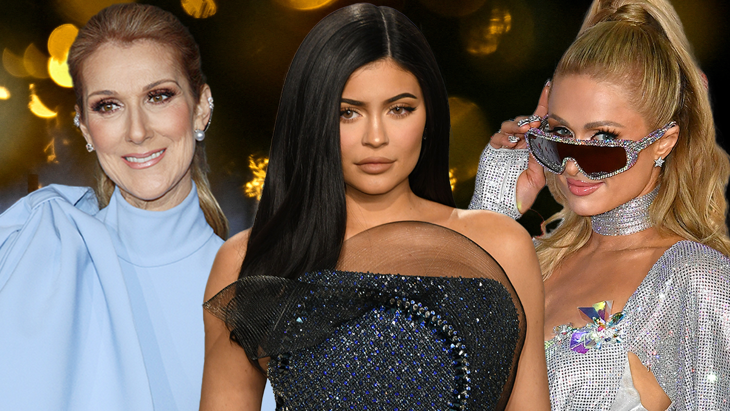 Die Stars stellen ihre Weihnachtsbäume zur Schau.