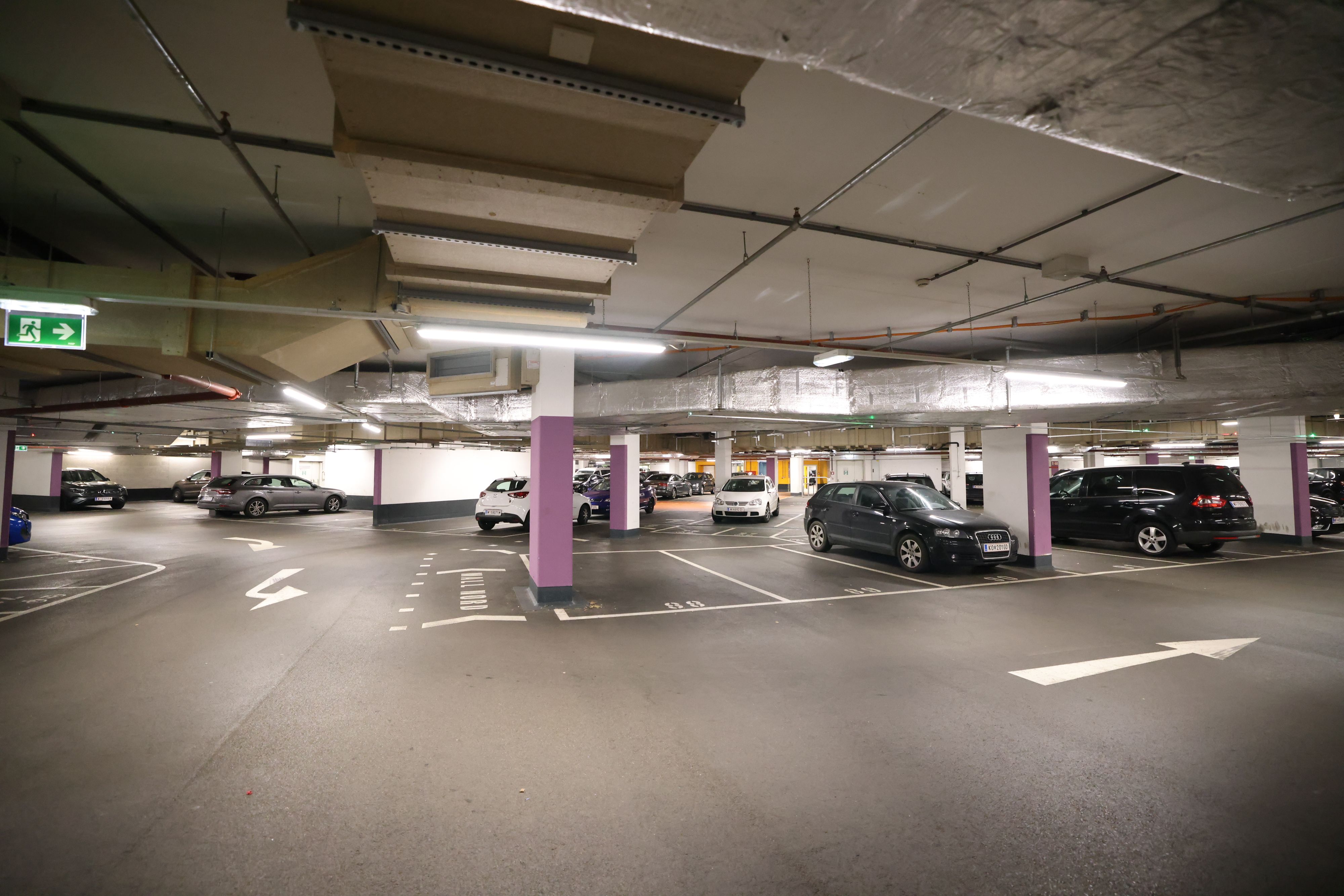 Die Tiefgarage bei der es zwischen den streitbaren Frauen zur Sache ging.