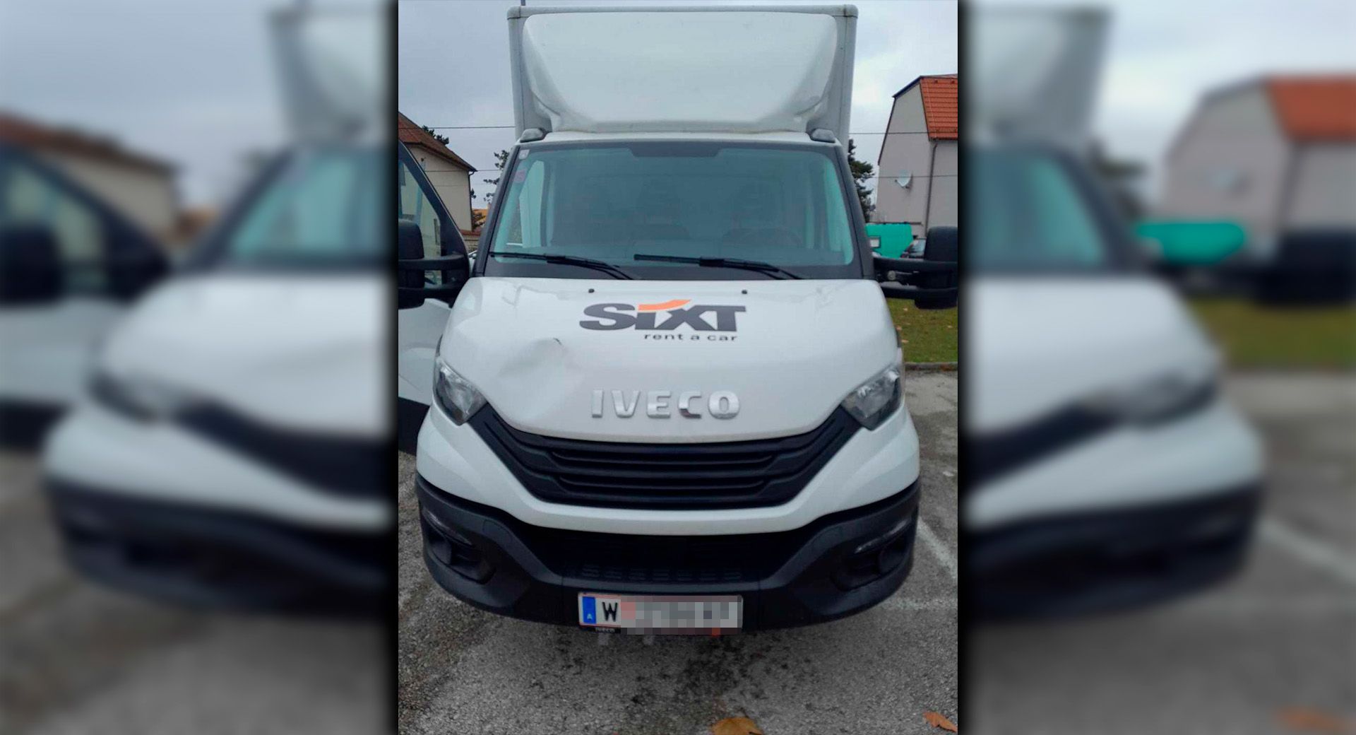 Der Leihtransporter hatte bereits zahlreiche Mängel bei der Abholung.