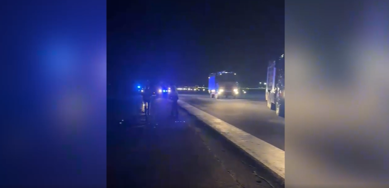 Zahlreiche Einsatzkräfte standen am Grazer Flughafen im Einsatz. 