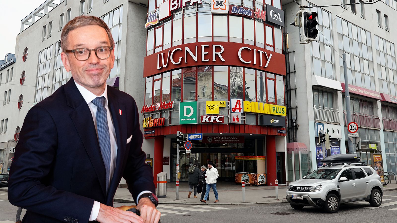 FPÖ-Chef Herbert Kickl kommt am 24. Dezember in die Lugner City.