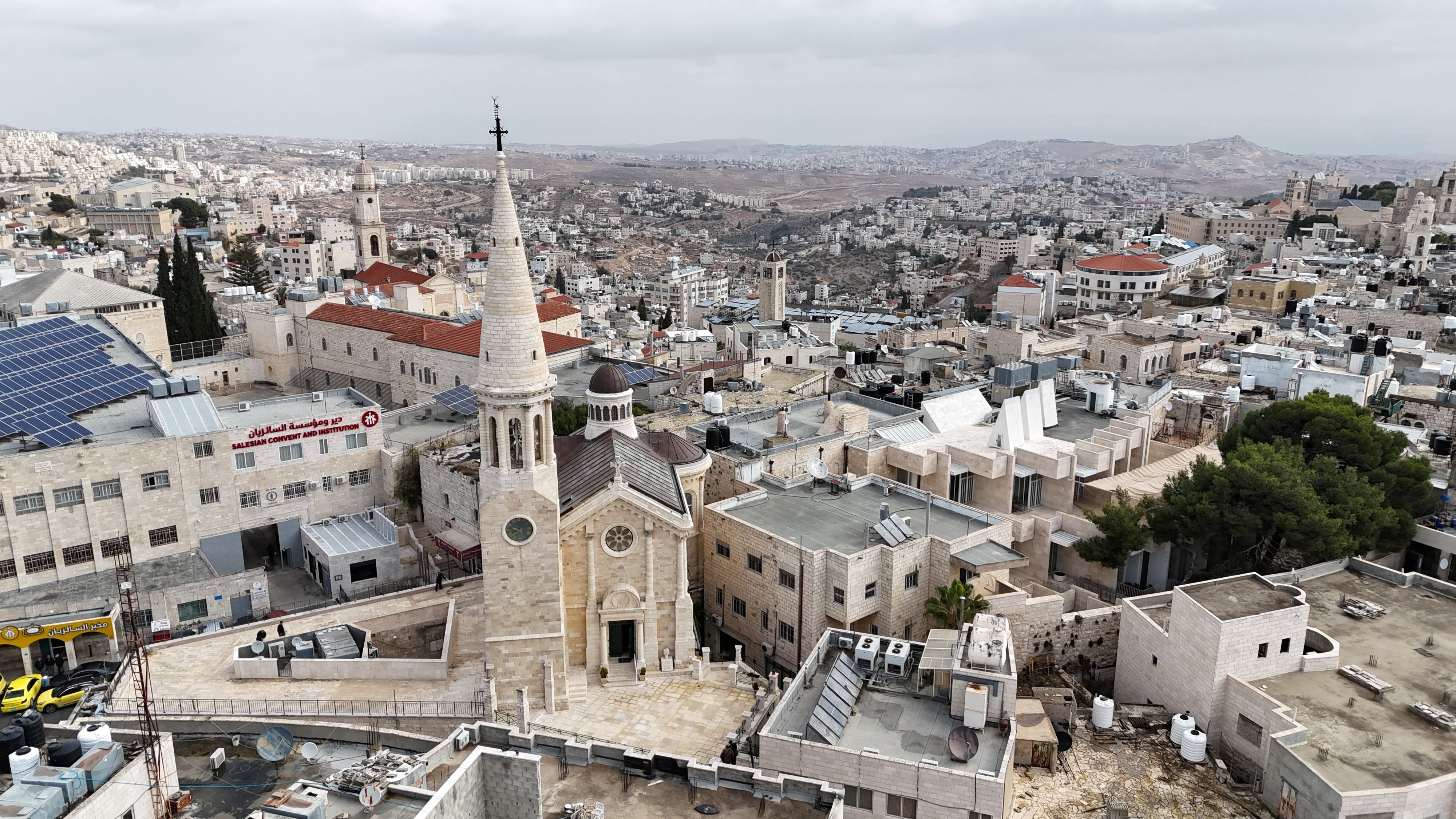 Klimawandel macht keine Ausnahmen: 16 Grad am Heiligen Abend in Bethlehem.