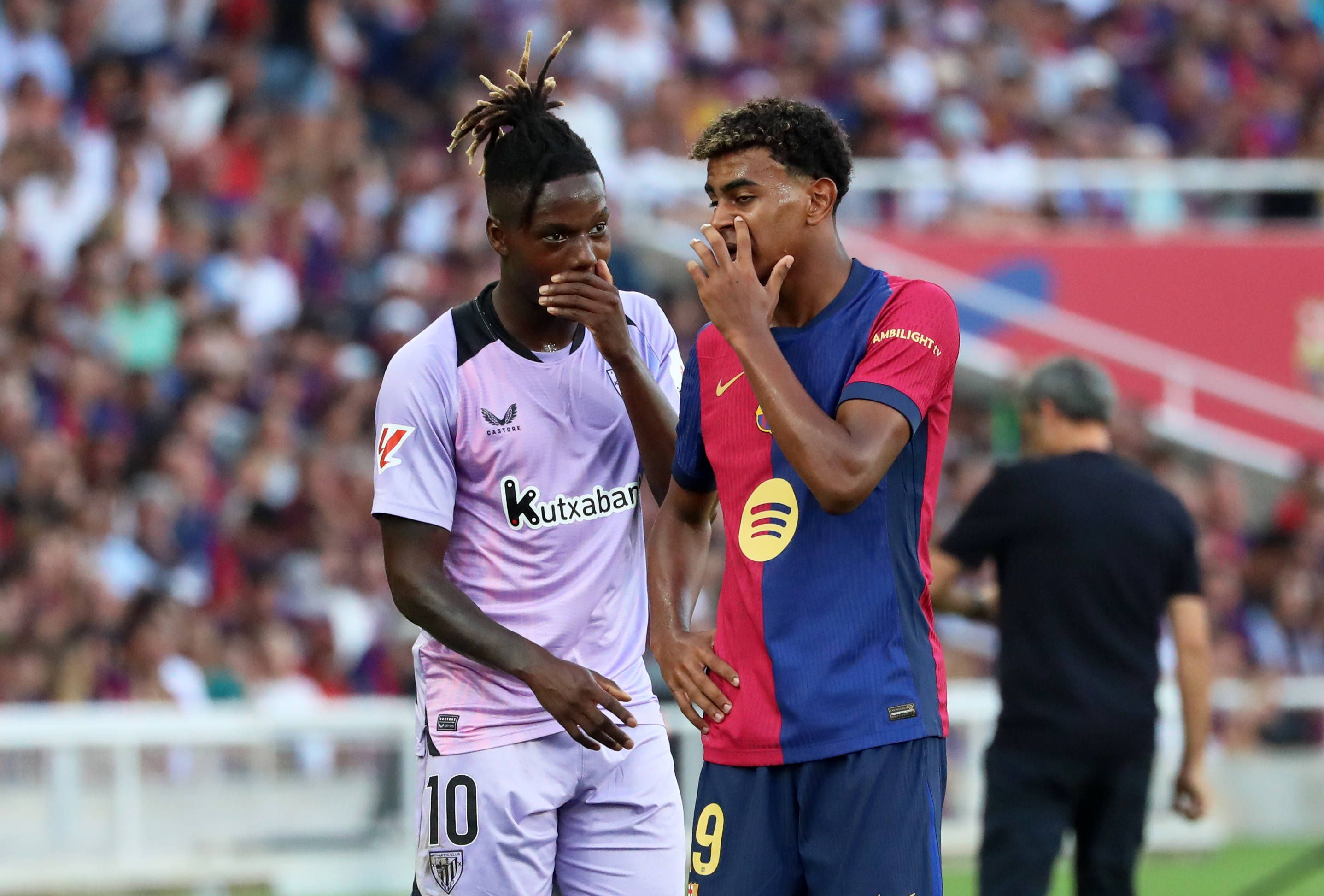 Nico Williams und Lamine Yamal geigten bei der Europameisterschaft im spanischen Teamdress auf. 