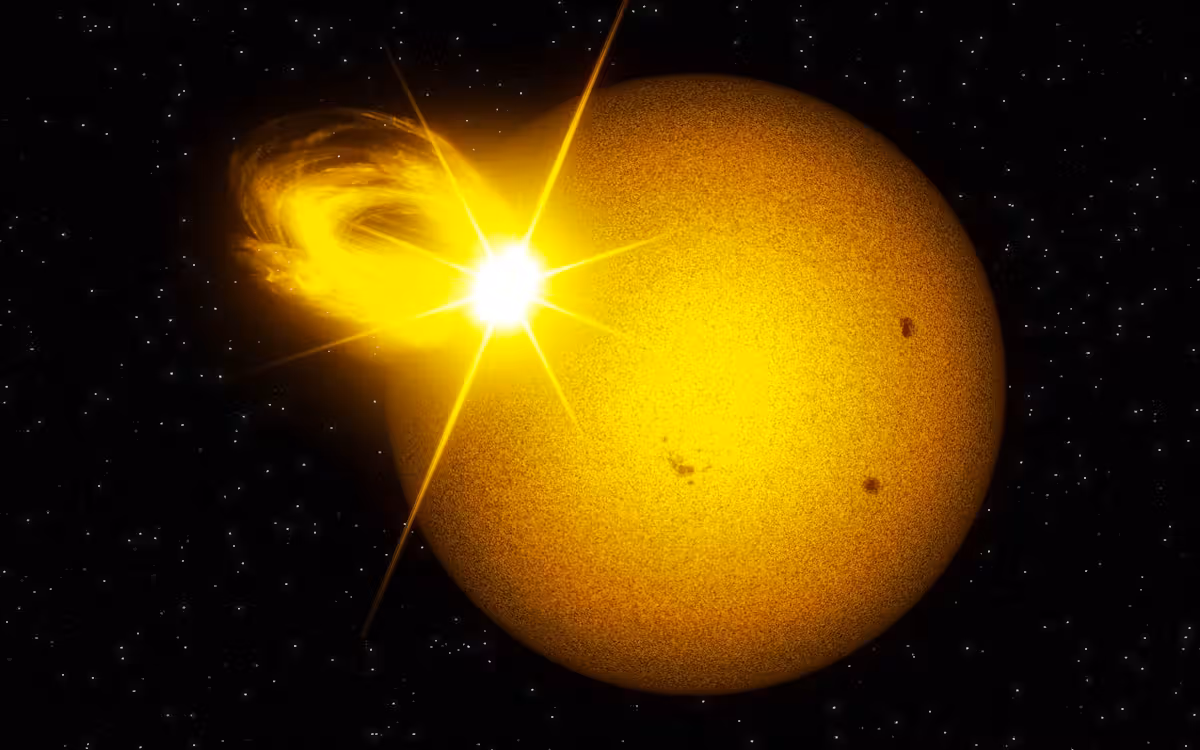 Sonnenähnliche Sterne erzeugen laut einer Studie des Max-Planck-Instituts für Sonnensystemforschung etwa einmal alle hundert Jahre einen Superflare, einen gewaltigen Strahlungsausbruch.