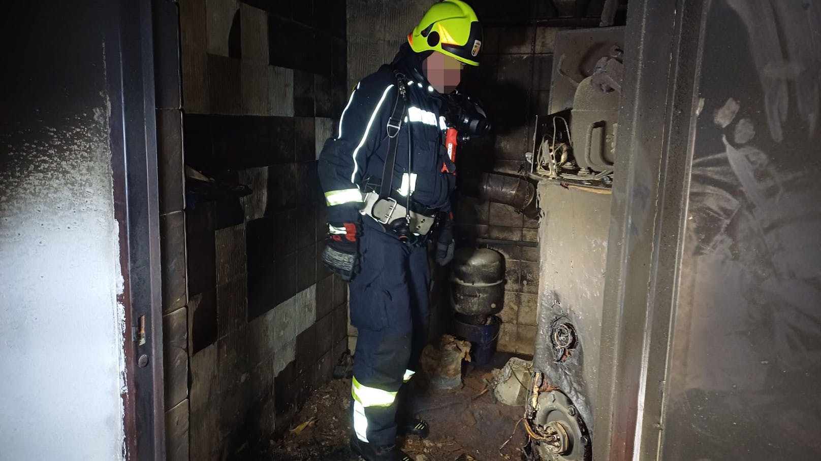 Die Feuerwehrler fanden außerdem kleine Kätzchen im Haus.