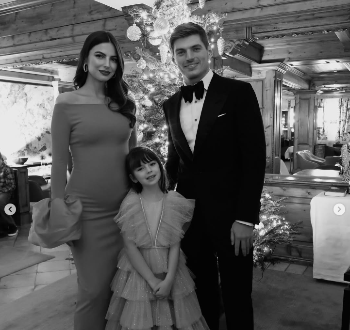 Max Vertsappen, Freundin Kelly Piquet und ihre Tochter Penelope.