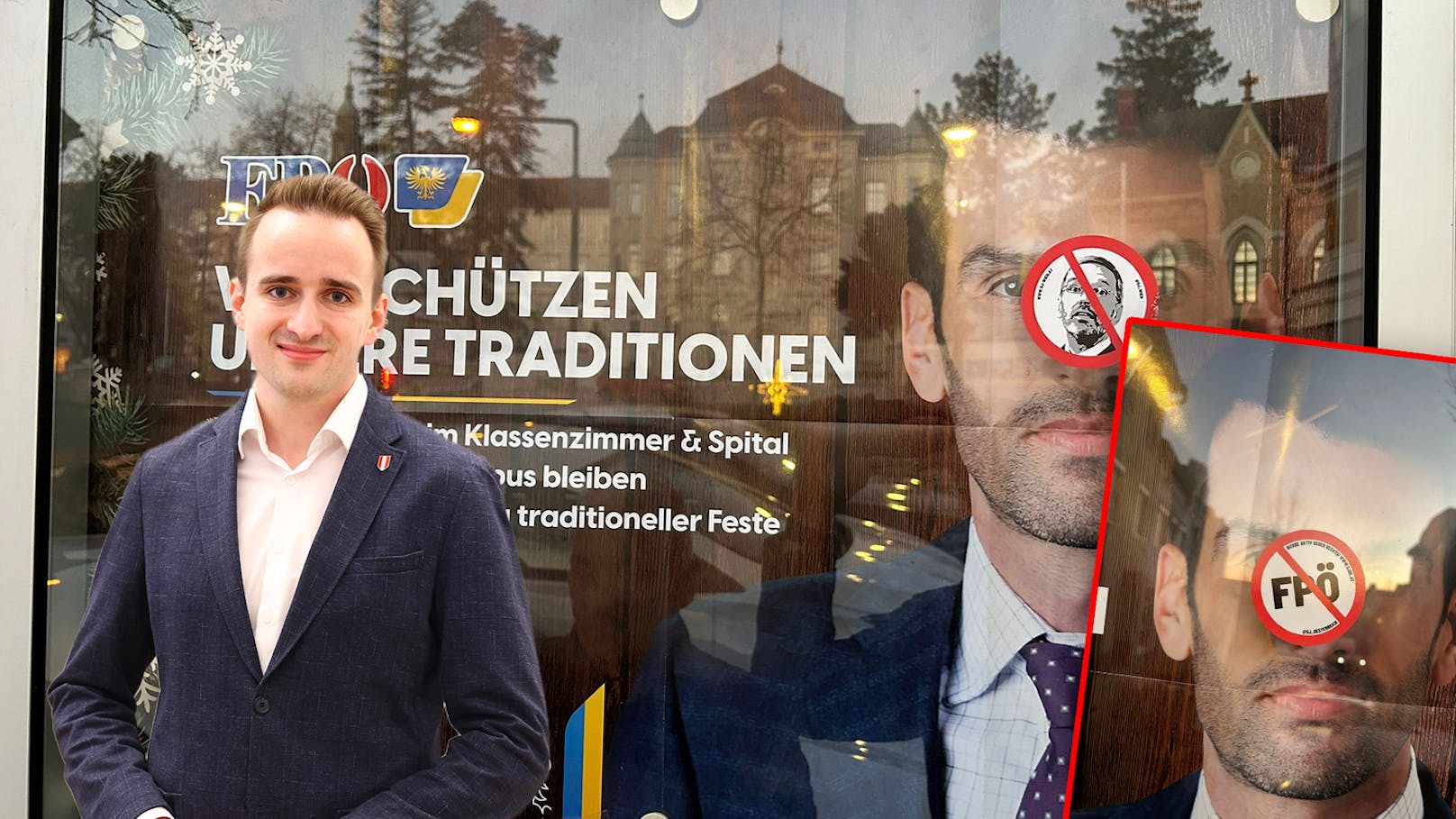 "Pure Verzweiflung der Linken": FPÖ-Mann zu Vandalismus