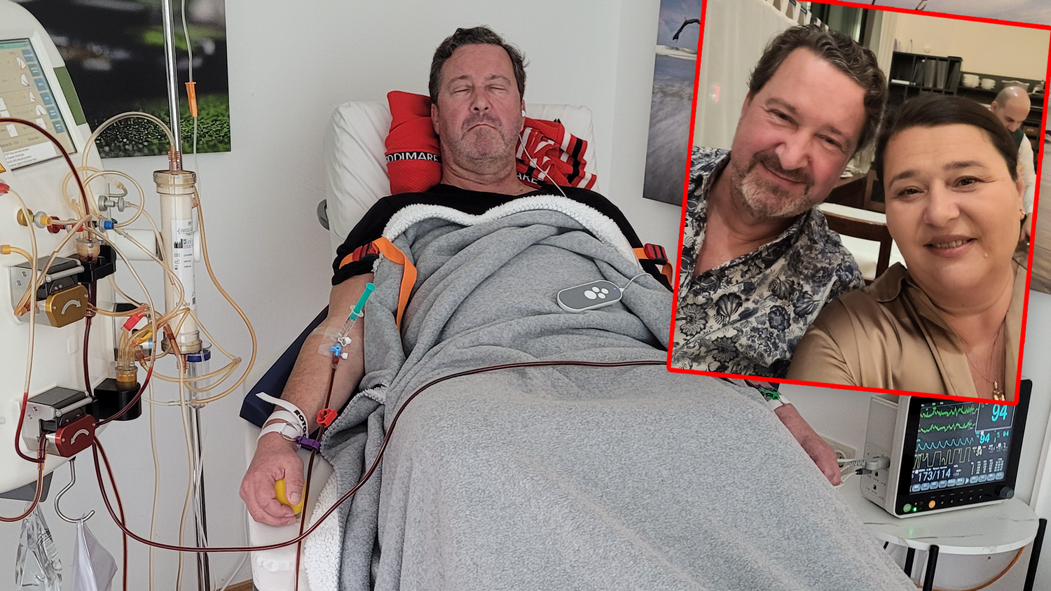 Dietmar lässt nichts unversucht (hier bei einer Therapie in Deutschland). Gemeinsam mit Ehefrau Andrea plant er jetzt täglich zumindest ein schönes Erlebnis.