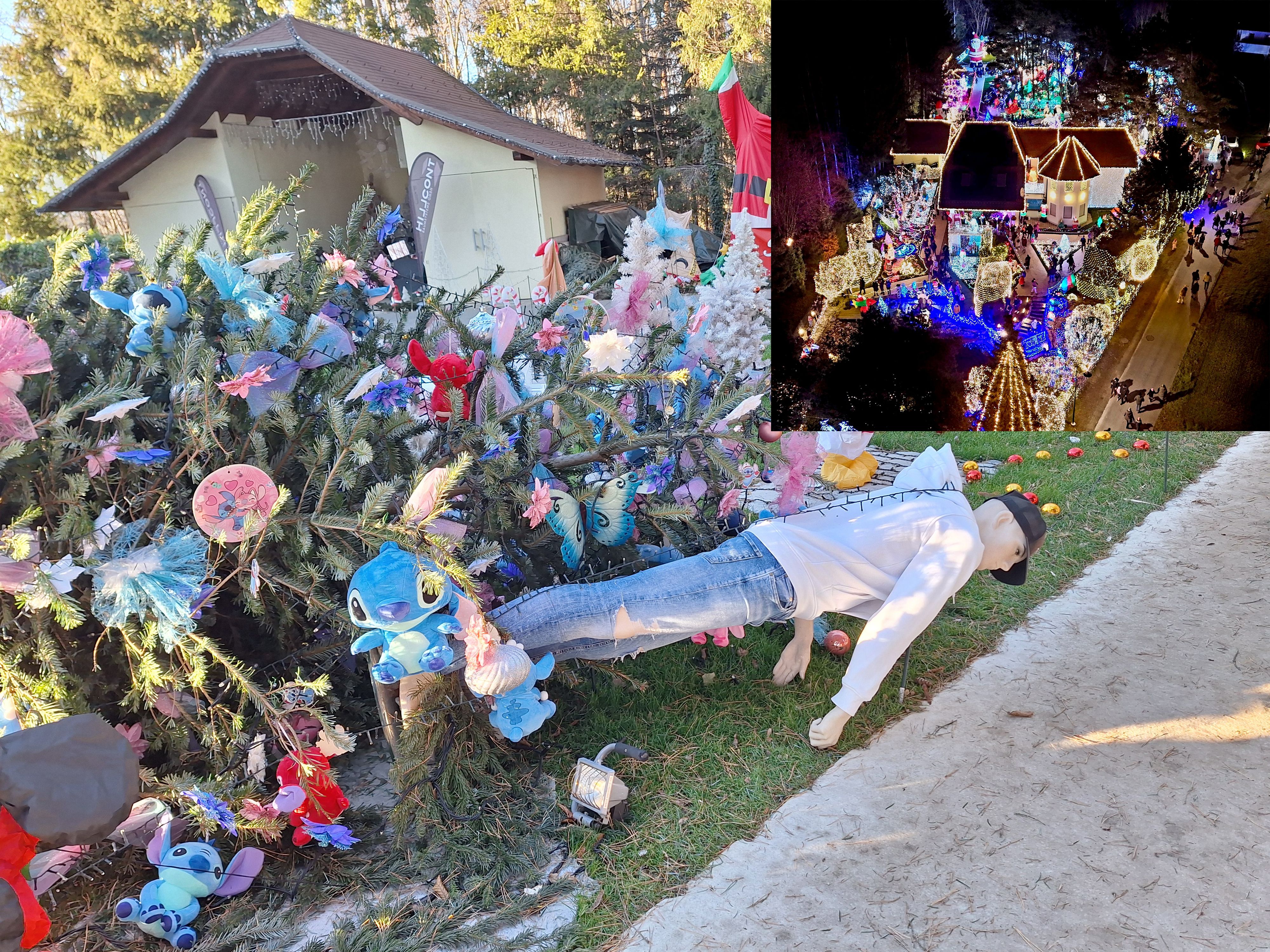 Heftige Böen verursachten erhebliche Schäden am Weihnachtshaus.