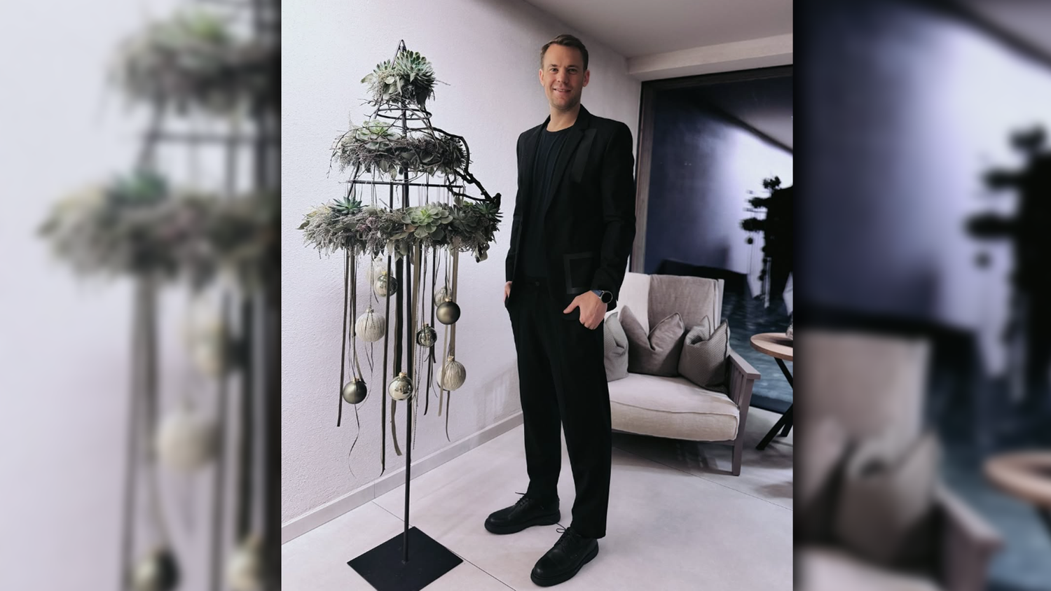 Dieser Weihnachtsbaum bringt Manuel Neuers Insta-Community zum Lachen.