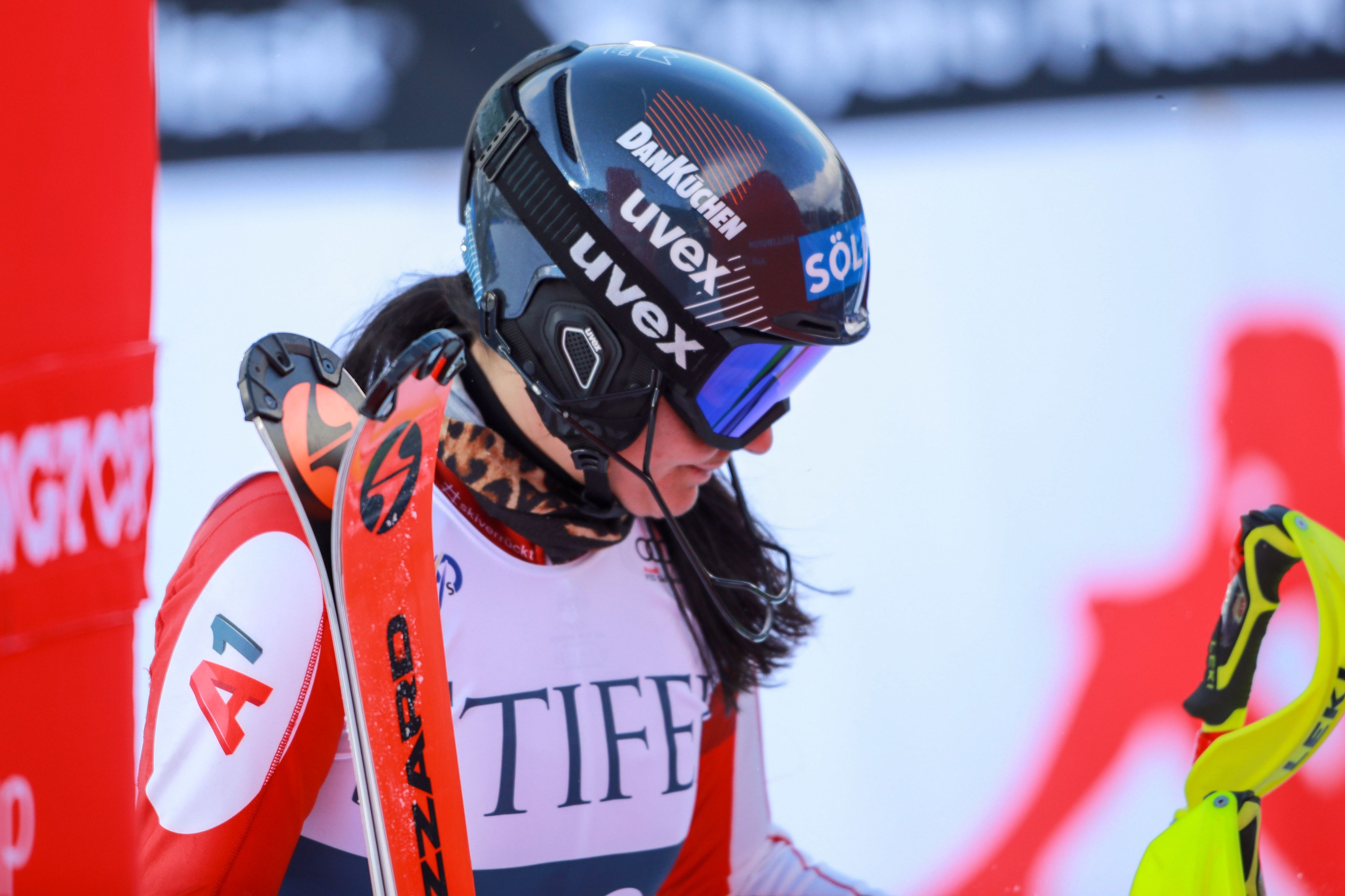 Franziska Gritsch ist mit einem Privatteam unterwegs. 