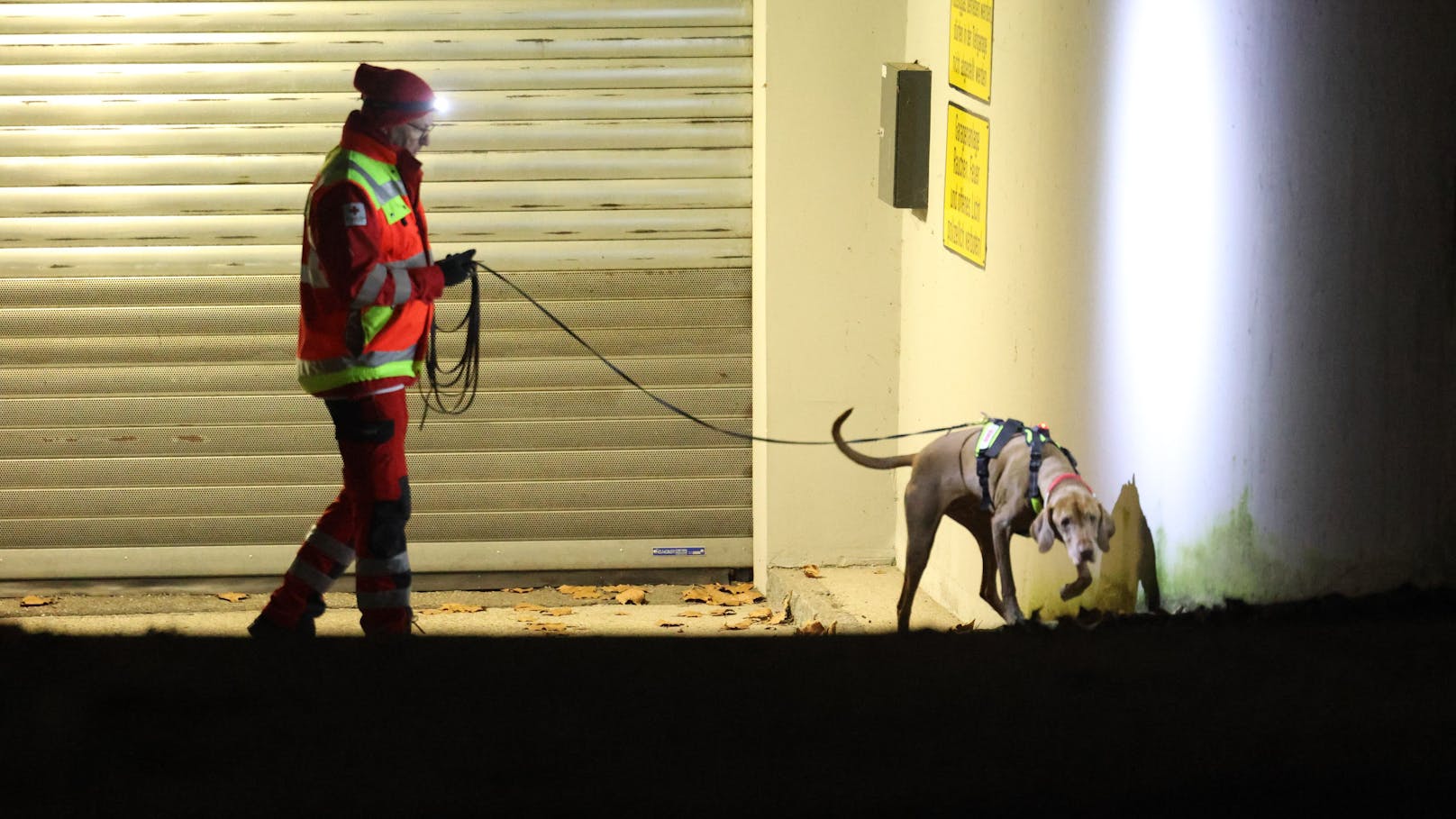 In Vöcklabruck stand in der Nacht auf Samstag ein Großaufgebot an Einsatzkräften bei einer nächtlichen Suchaktion nach einem abgängigen 83-Jährigen im Einsatz.