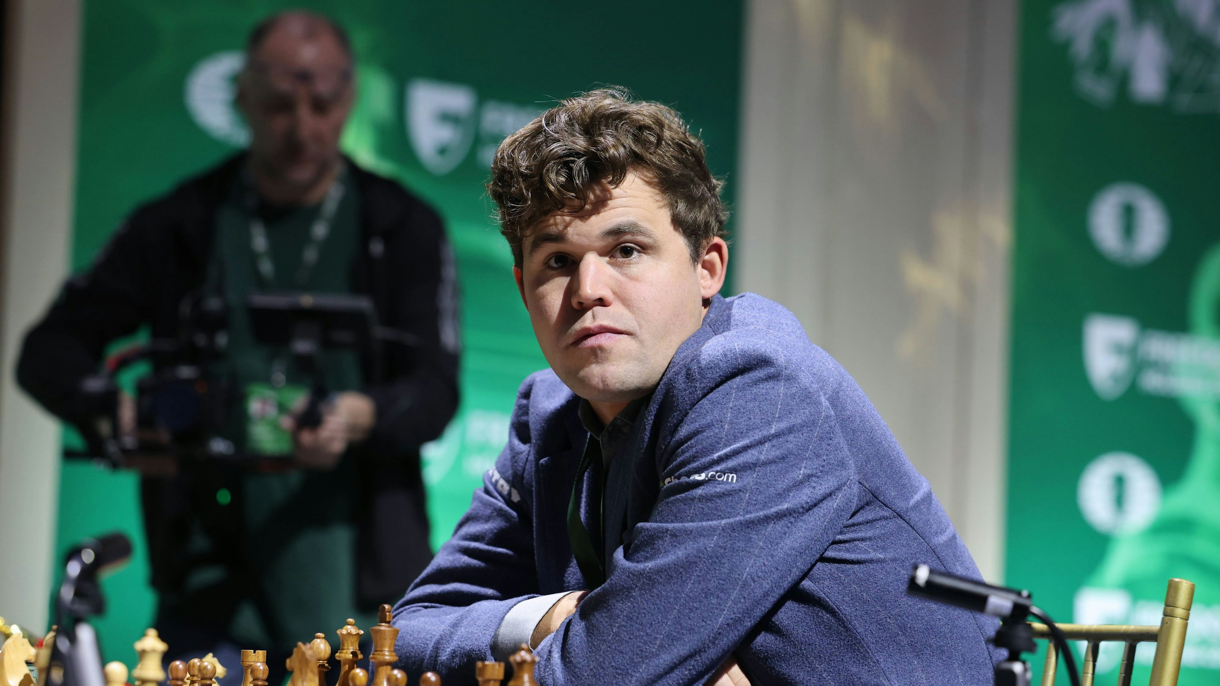Magnus Carlsen bei der Schach-WM. 
