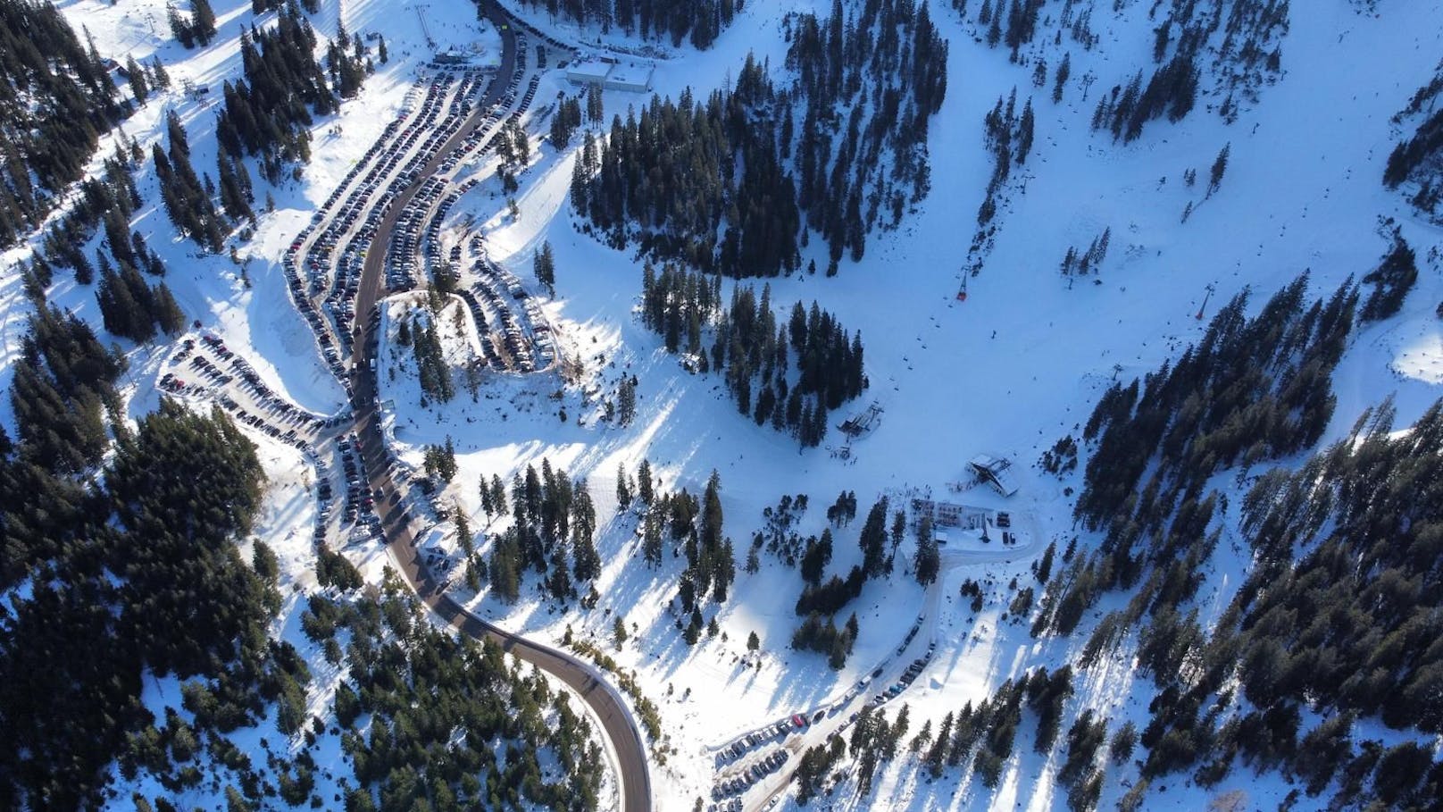 Großer Andrang auf das Skigebiet am Hochkar