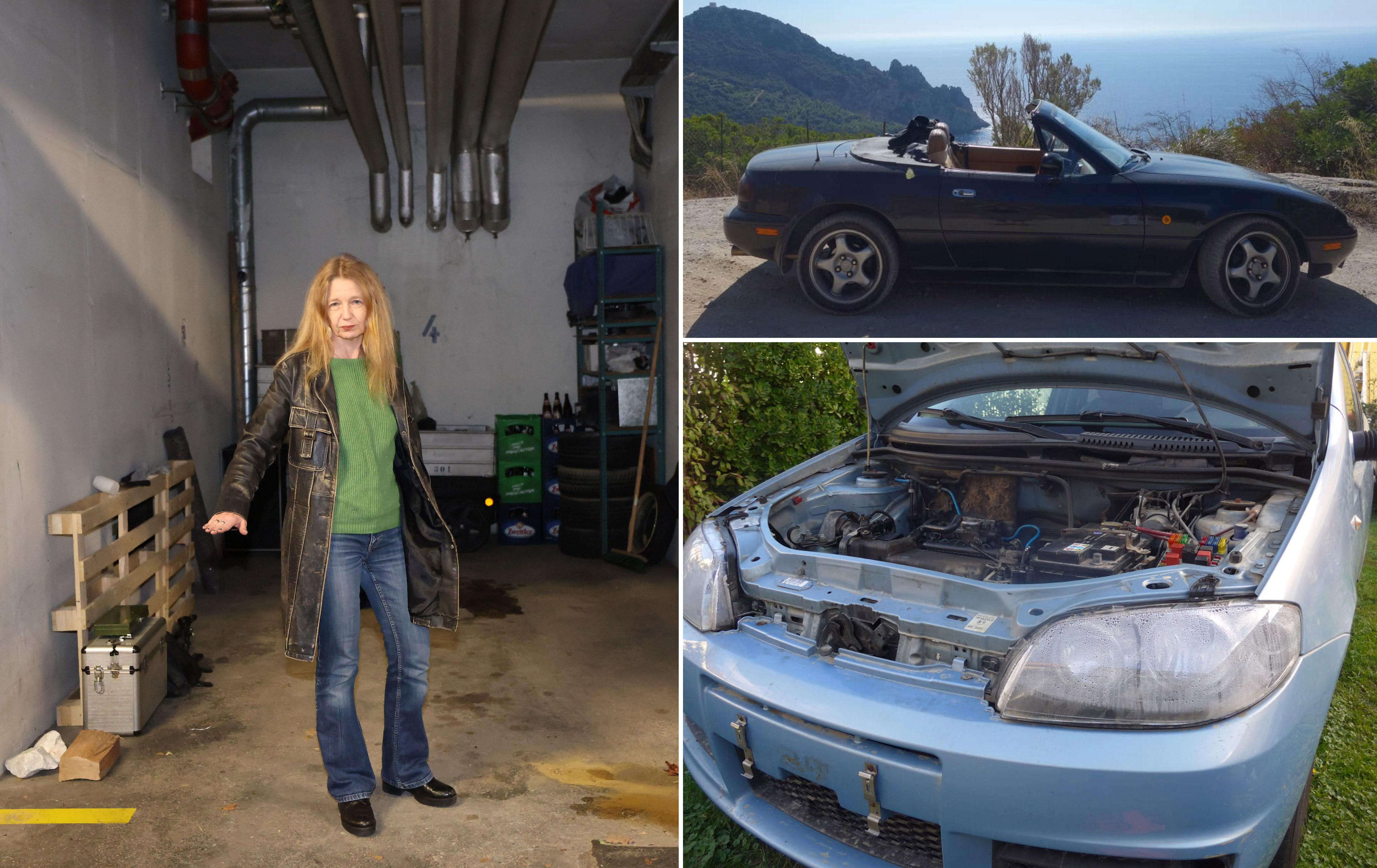 Rund 90 Zentimeter hoch stand das Wasser in der Garage von Brigitte S., ein Mazda und ein Fiat wurden zerstört.