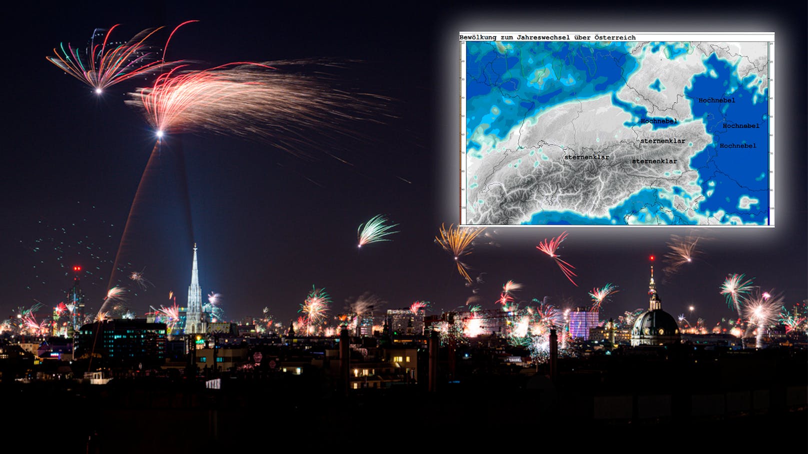 Hier wird Nebel heuer zum Silvester-Spielverderber