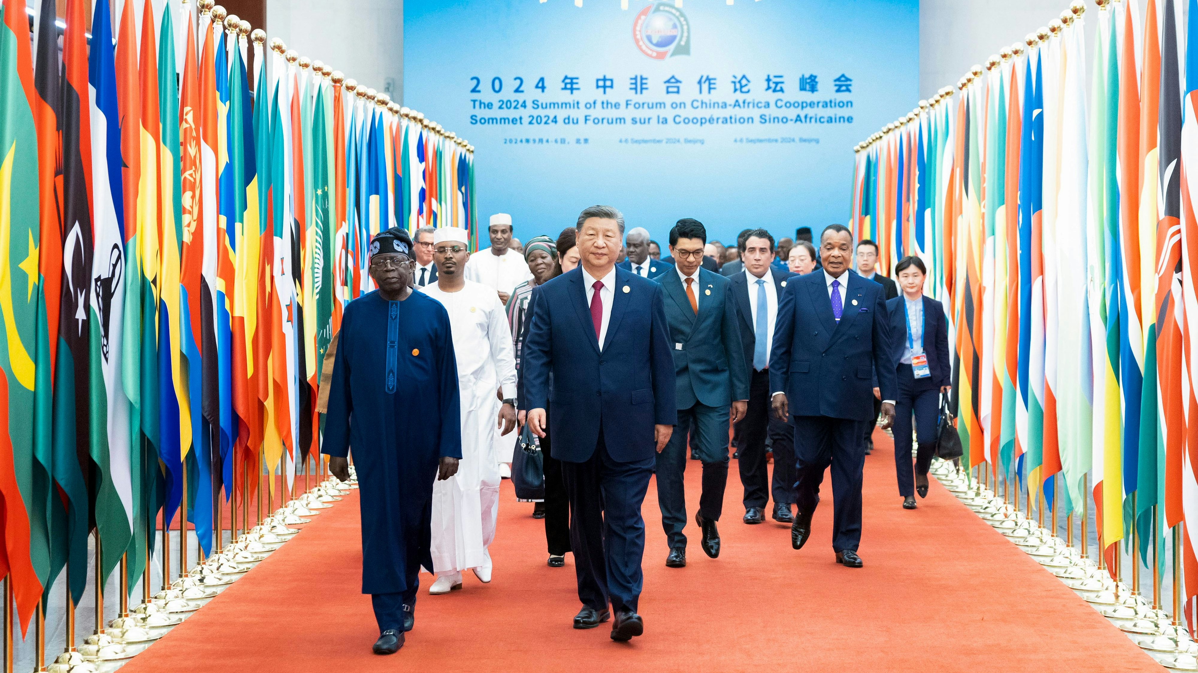 Chinas Präsident Xi Jinping auf der Tagung der China-Africa Cooperation (FOCAC) am 30. Dezember 2024