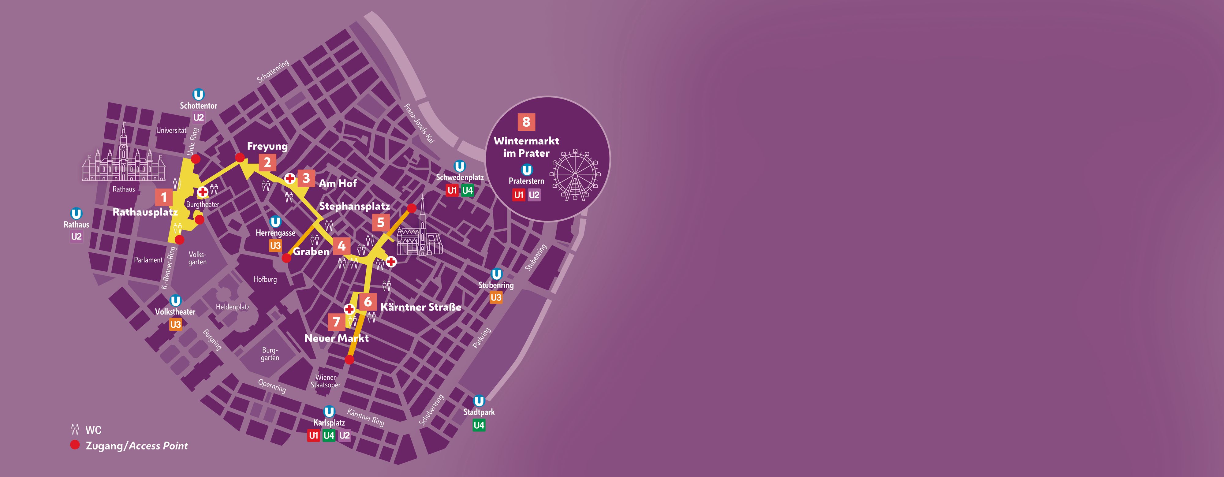 Silvesterpfad schlängelt sich durch acht Stationen in der City und Im Prater