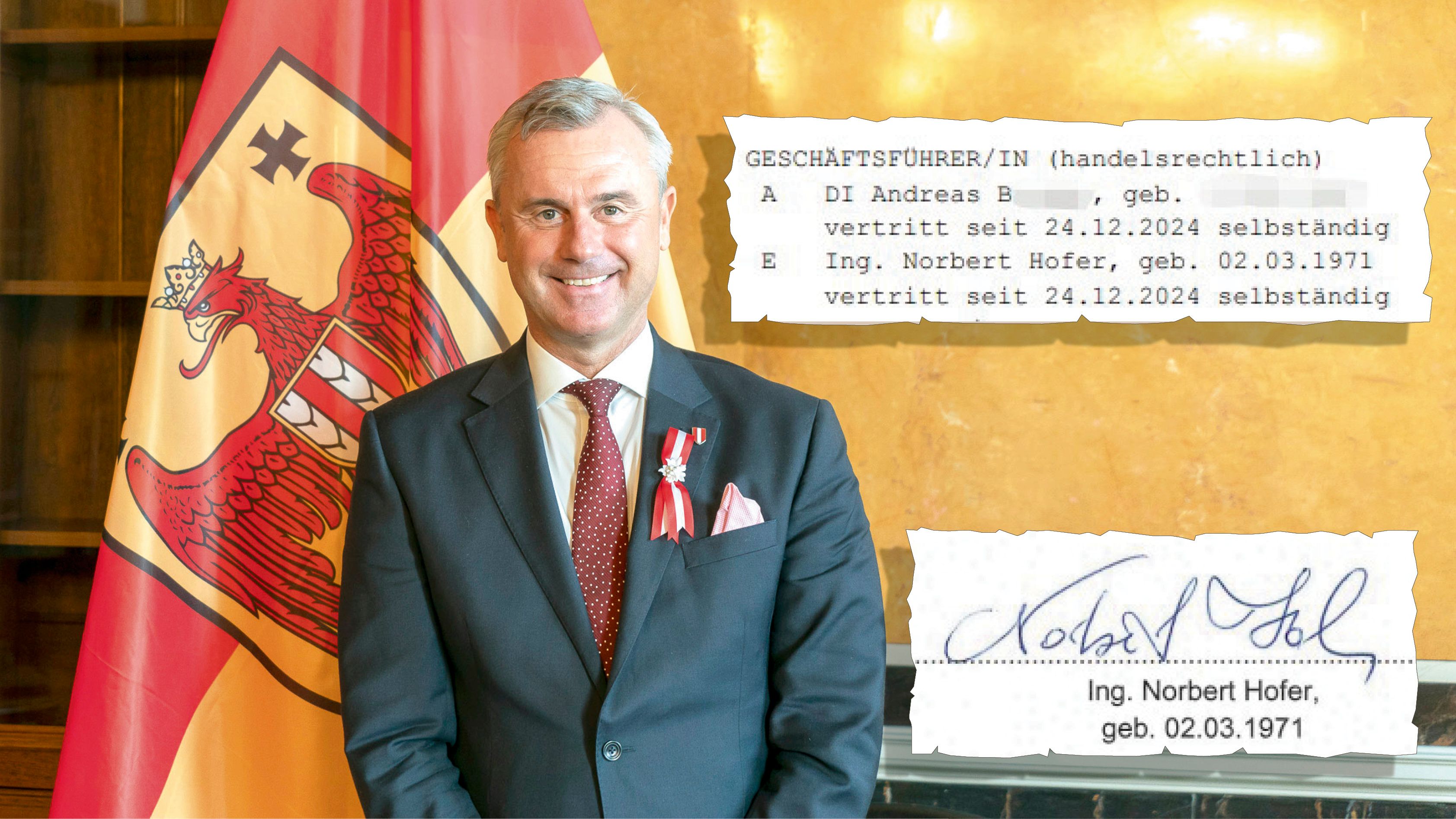 Neuer Job für Norbert Hofer: Der FP-Spitzenkandidat ist jetzt Geschäftsführer einer Invest-GmbH.