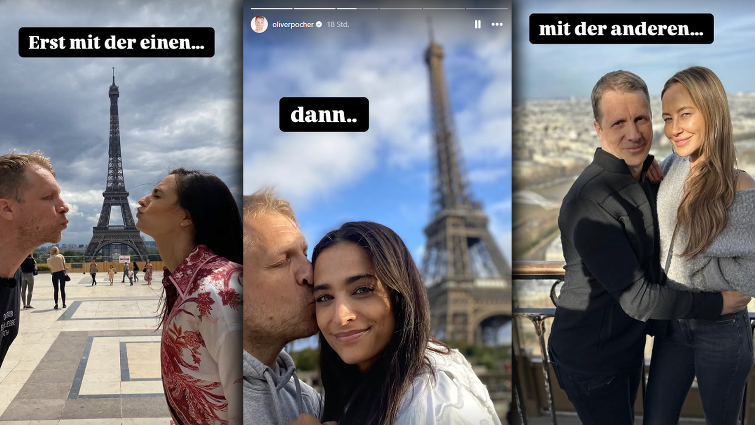 Oliver sorgte mit seinem Post aus Paris für viele Fragezeichen.