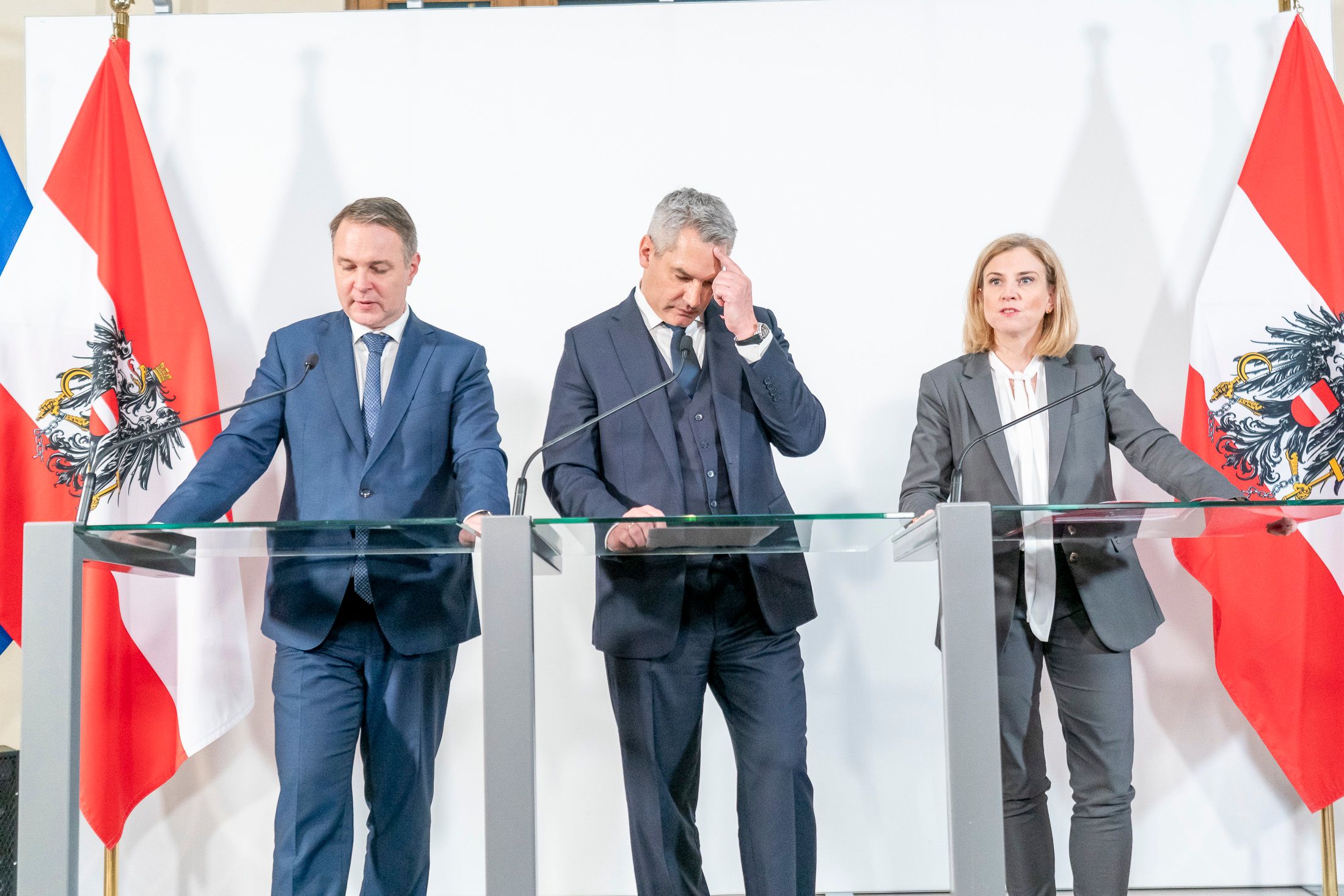 Am Montag treffen sich die Parteichefs der Austro-Ampel.