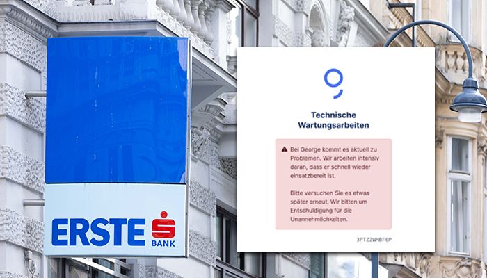 Erste Bank hatte mit technischen Problemen zu kämpfen.