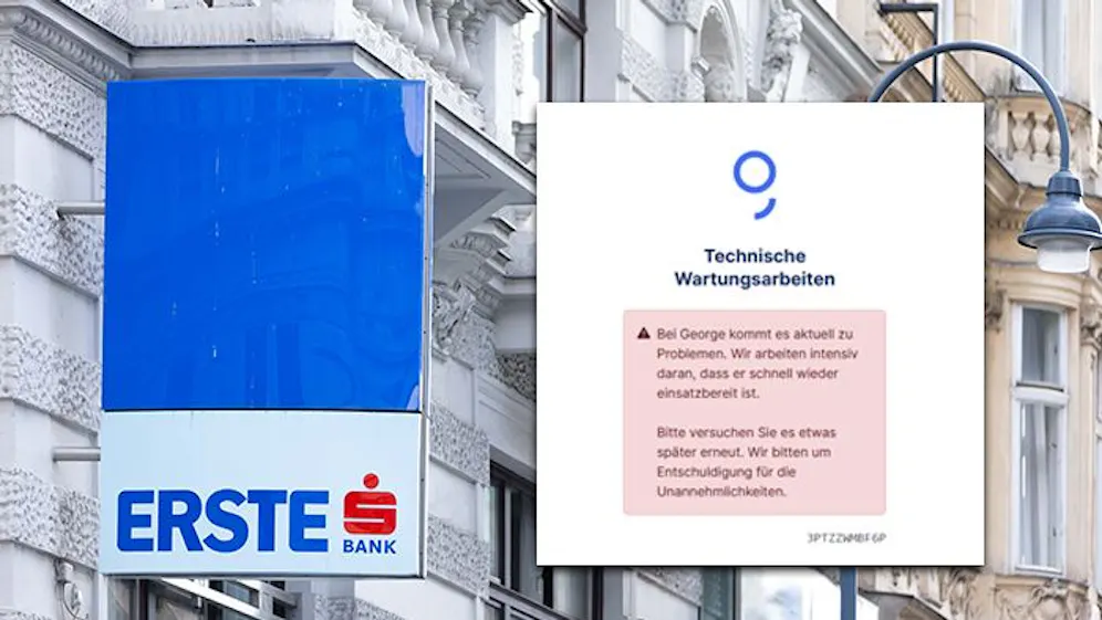 Störung bei George – Online-Banking bei Erste Bank und Sparkasse down