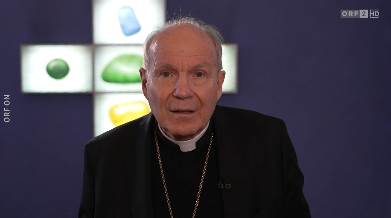 Kardinal Christoph Schönborn in seiner ORF-Silvesteransprache.